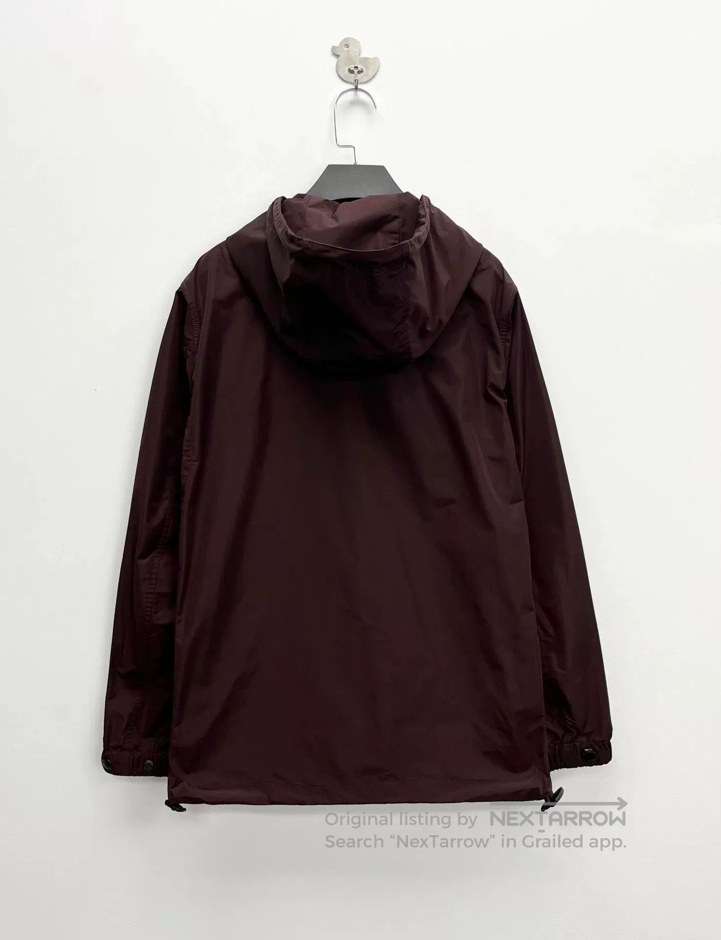 Burberry burberry burgundy nylon hooded jacket. Size US XS / EU 42 / 0 - 2 Thumbnail