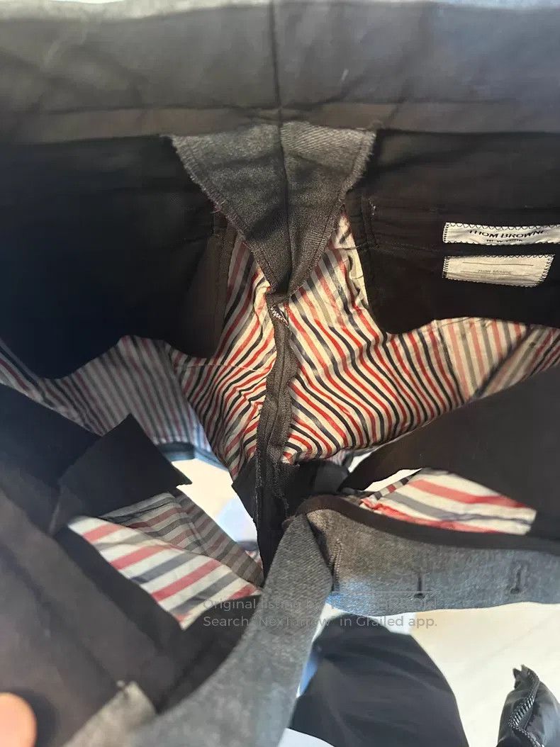Thom Browne Thom Browne size 1 Gray wool shorts Size US 30 / EU 46 - 8 Thumbnail