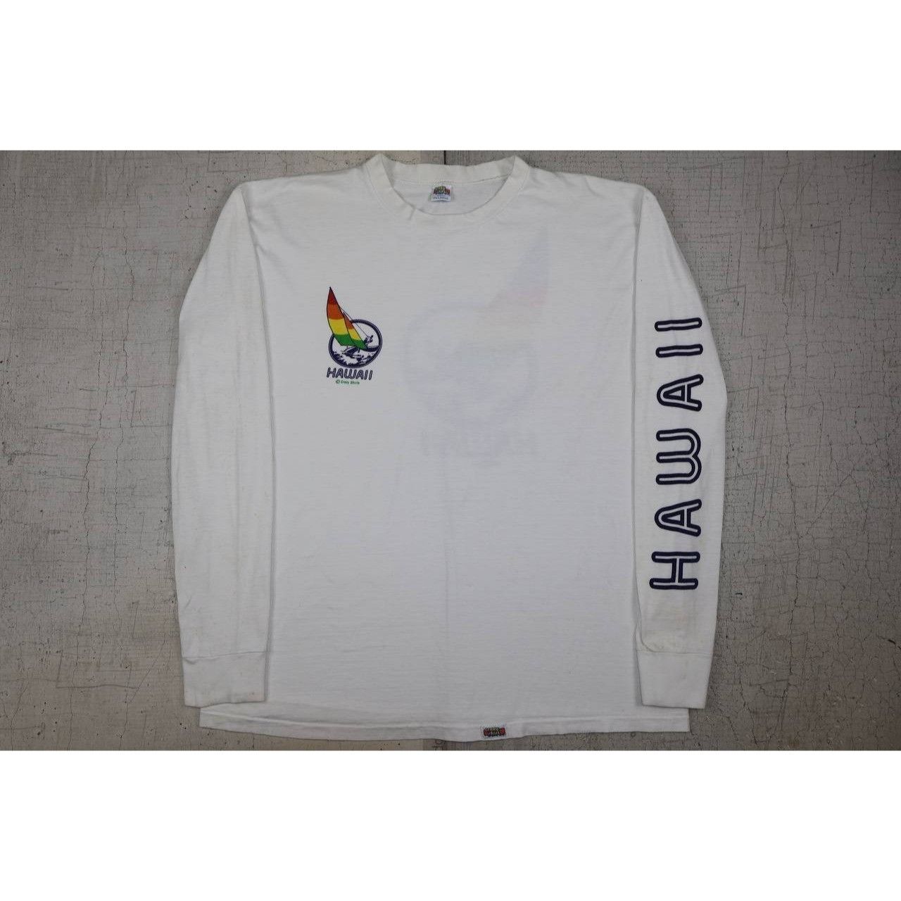 Vintage Vintage 1980 Crazy Shirts Rainbow Hawaii Shirt Surfboard Size US XL / EU 56 / 4 - 2 Thumbnail