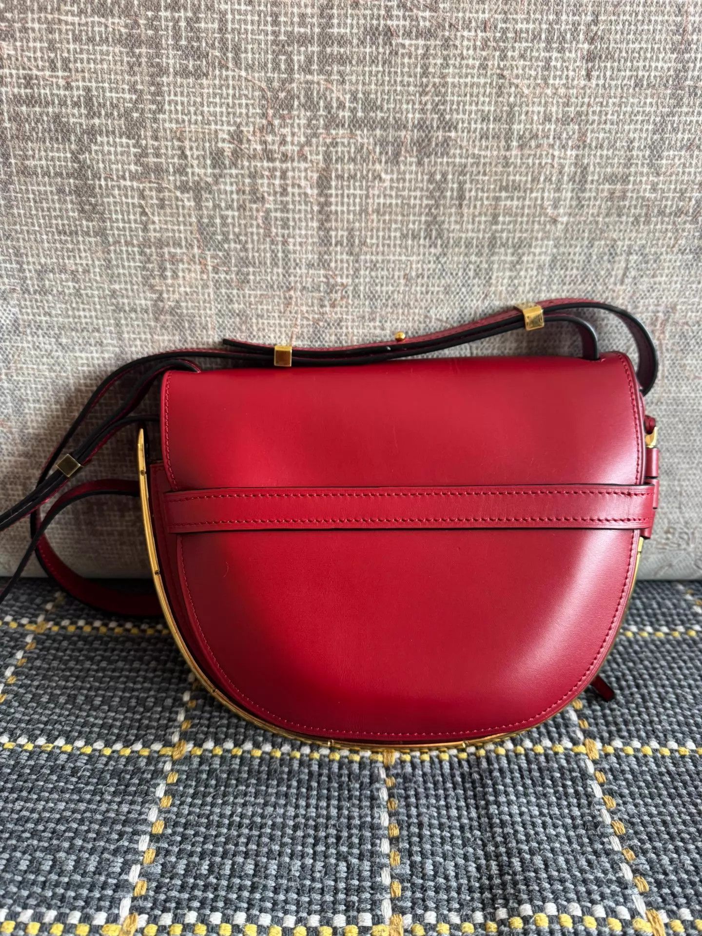 Loewe LOEWE Gate Small Burgundy Red Hardly Used Crossbody Size ONE SIZE - 2 Thumbnail