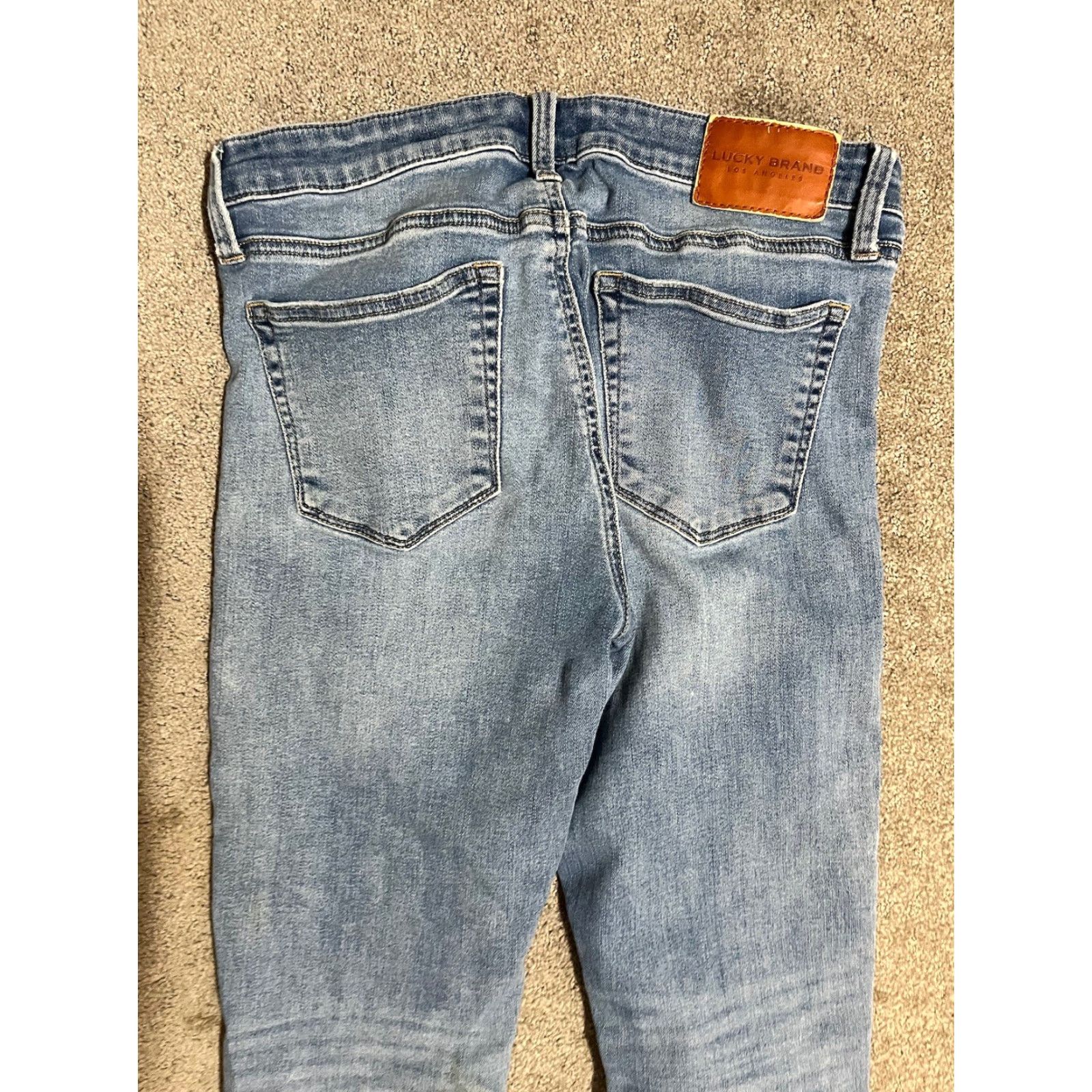 Lucky Brand VINTAGE Lucky Brand Jeans Blue Denim 5-Pocket Skinny Mid Rise Ava Ankle 29W 8/M Med Wash Womens Size 30" / US 8 / IT 44 - 2 Thumbnail