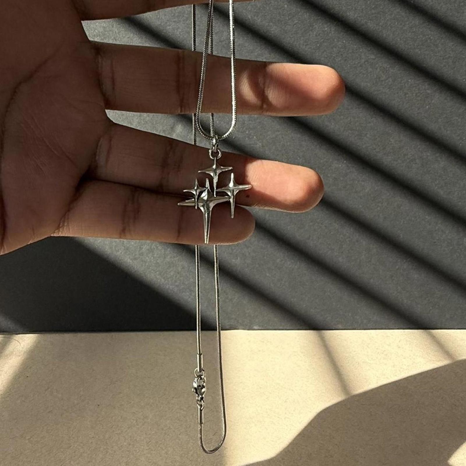 Other Multi Silver star necklace✨ Size ONE SIZE - 2 Thumbnail