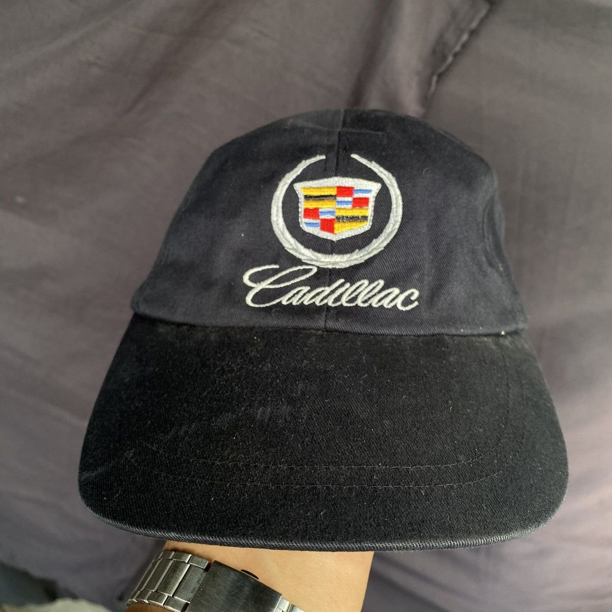Cadillac Cadillac black six panel cap Size ONE SIZE - 1 Thumbnail