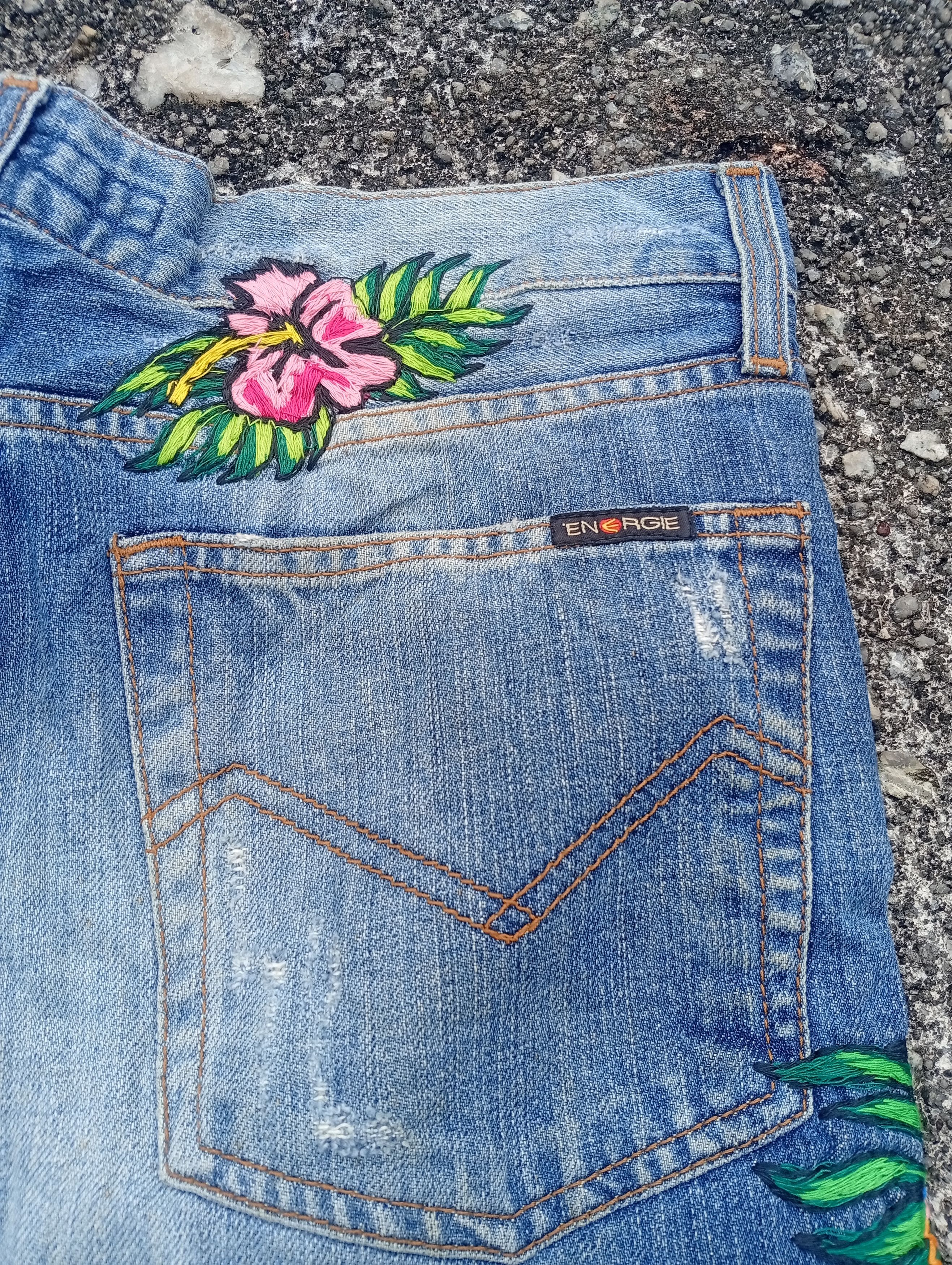 Japanese Brand Energie summer morris embroidery carnivor plants Size US 33 - 15 Thumbnail