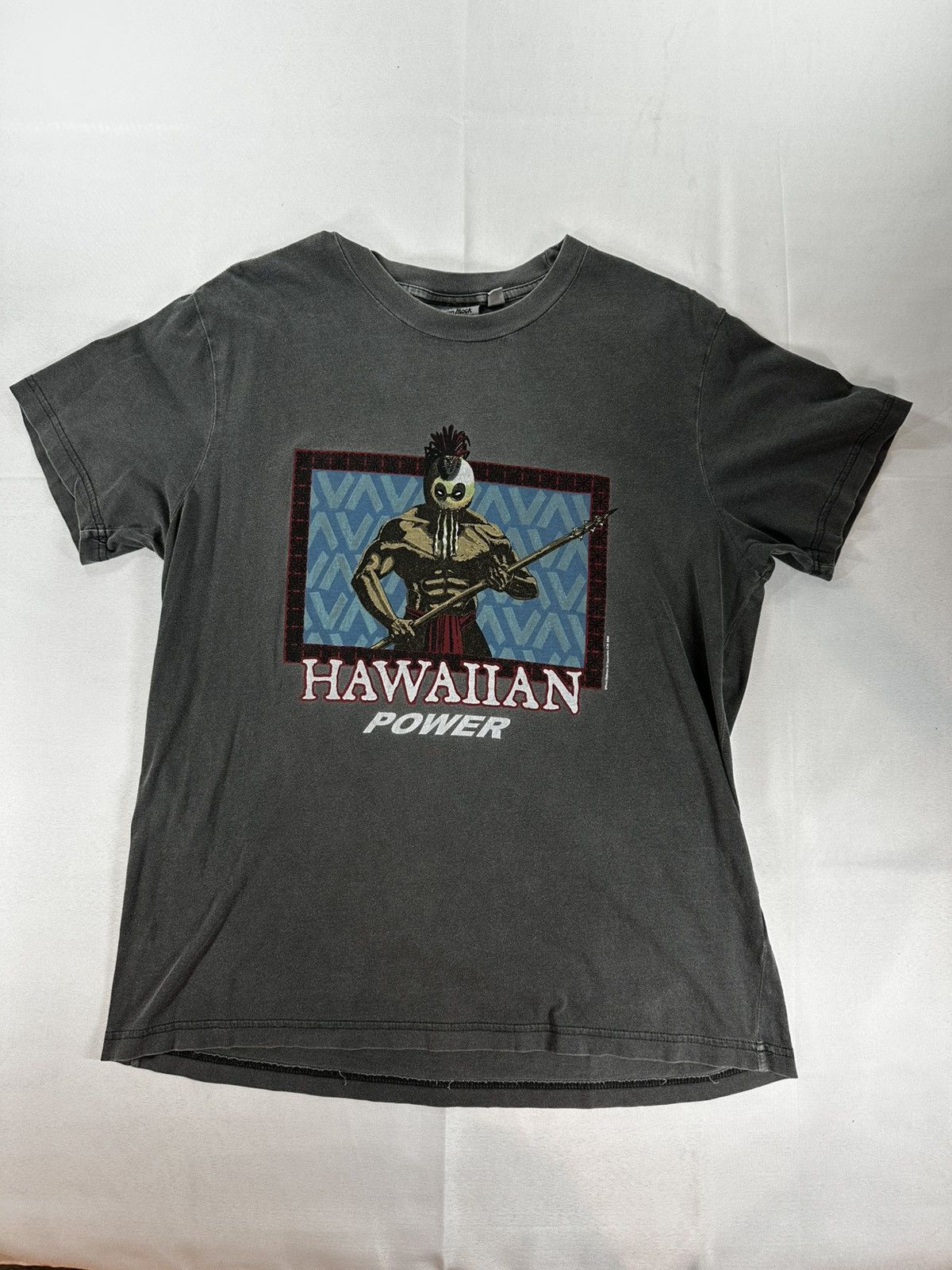 RVCA RVCA Evan Mock Hawaiian Power Tee Washed Gray L Size US L / EU 52-54 / 3 - 1 Thumbnail