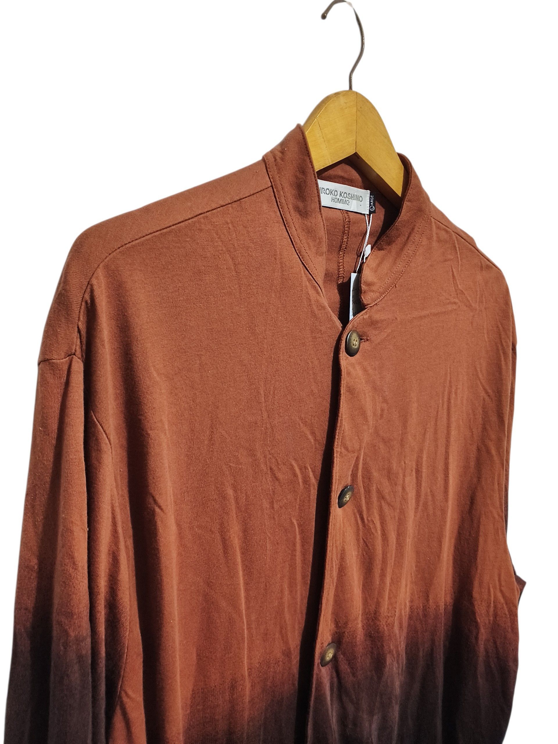 Hiroko Koshino Homme Hiroko Koshino Homme Ombre Fade Jacket Japanese Avant Garde Size US L / EU 52-54 / 3 - 5 Thumbnail
