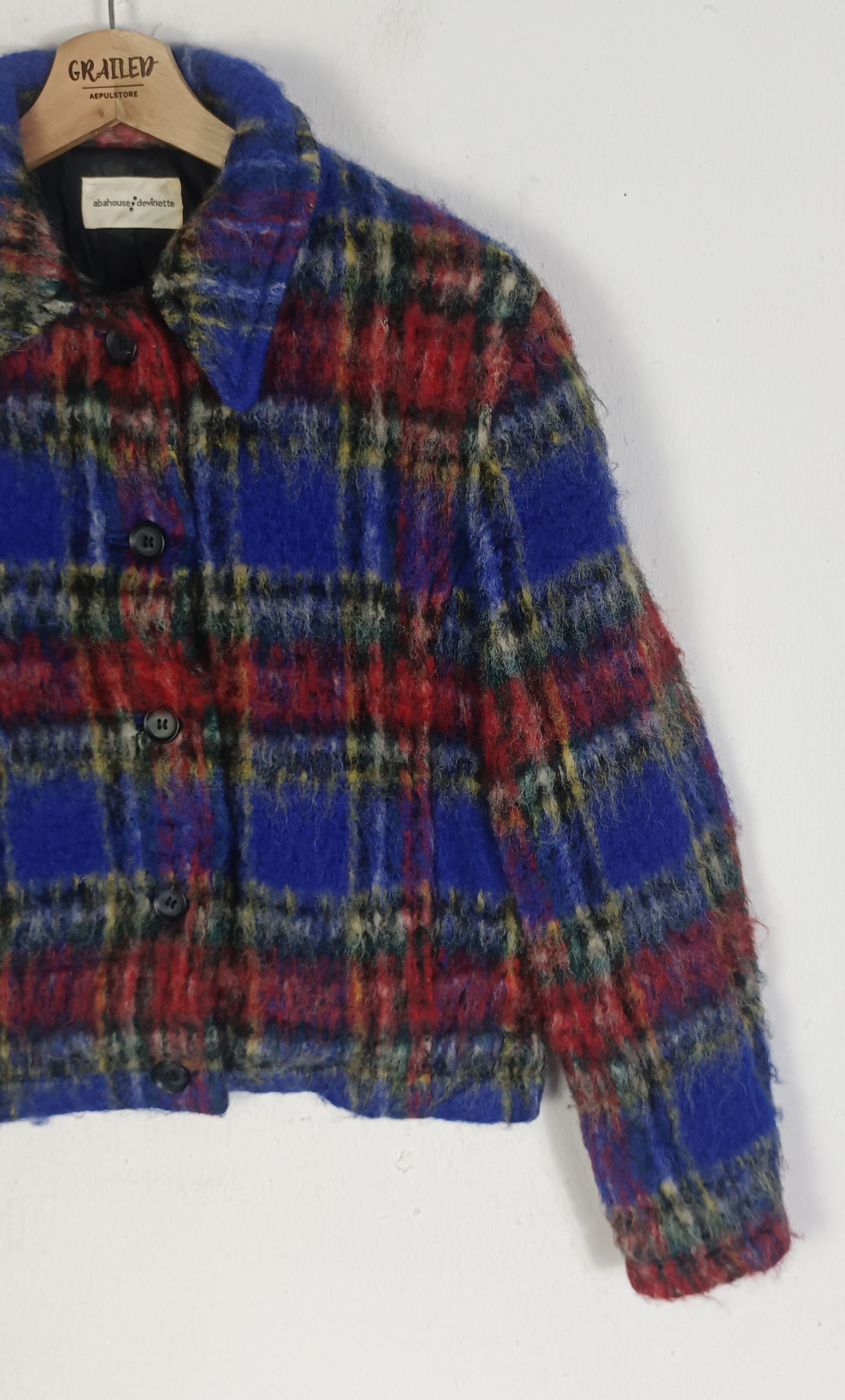ABAHOUSE Vintage Abahouse Devinette Mohair Wool Jacket Size M / US 6-8 / IT 42-44 - 5 Thumbnail