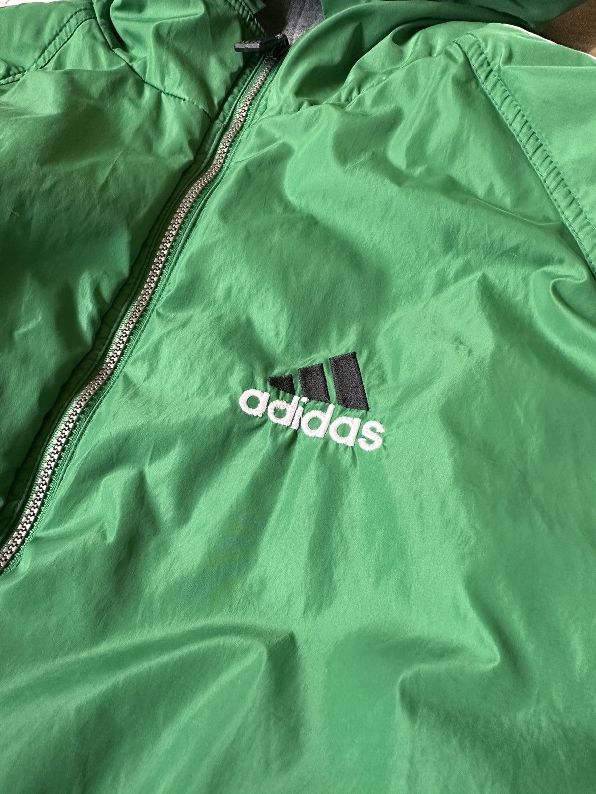 Adidas Vintage 90’s Adidas Reversible Jacket Size US L / EU 52-54 / 3 - 3 Thumbnail