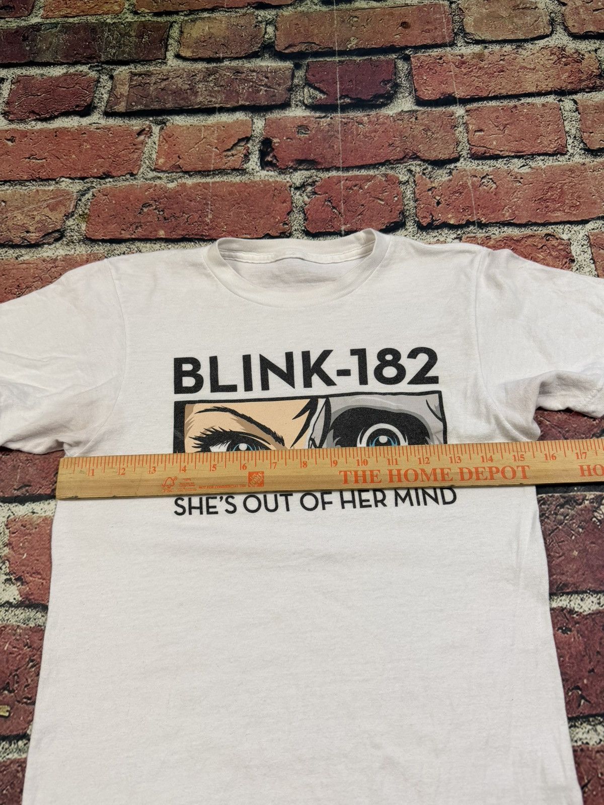 Band Tees Blink 182 She's Out of Her Mind Single T Shirt Band Y2K Punk Size US XS / EU 42 / 0 - 4 Thumbnail