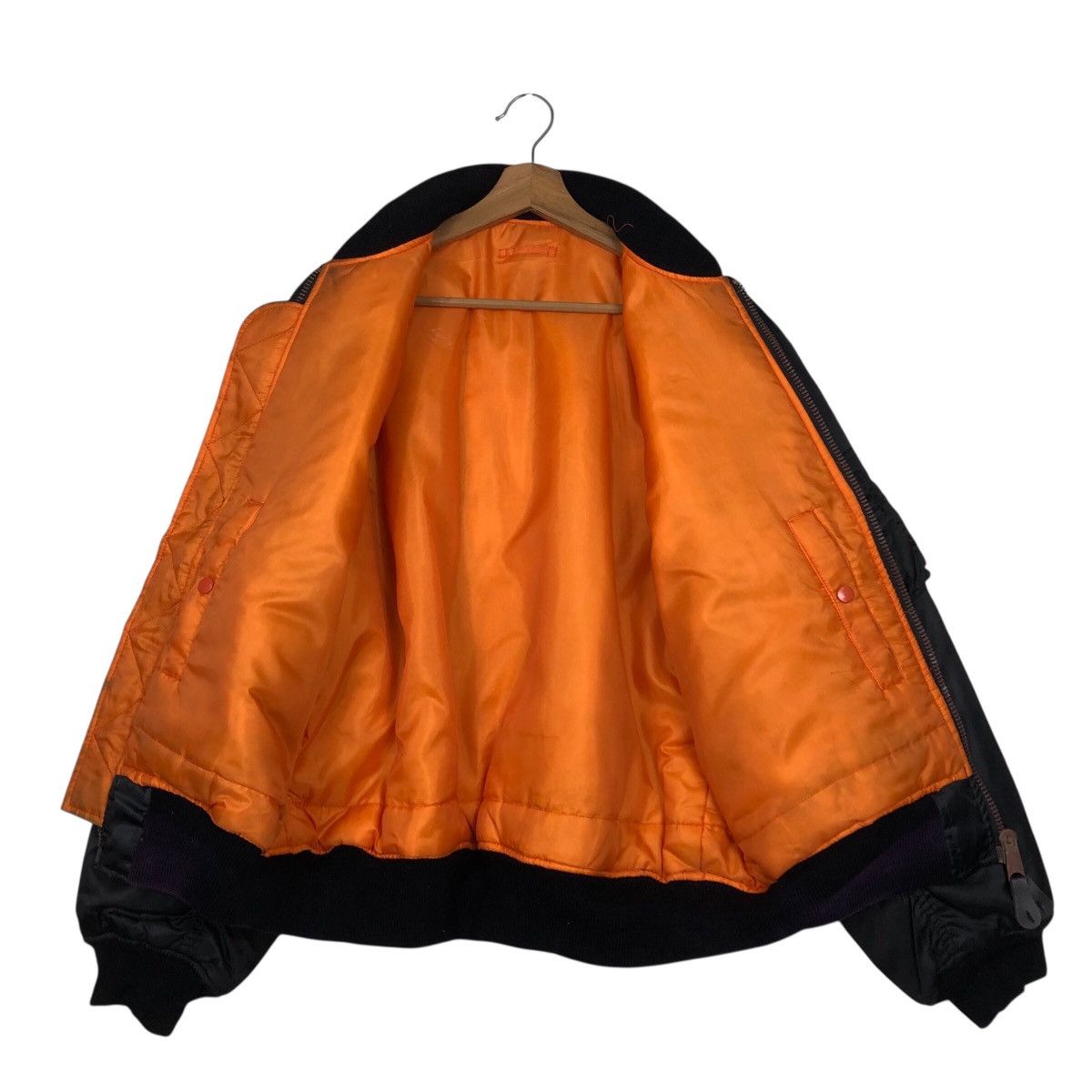 Vintage 📌Vintage Reversible Bomber Jacket Ma 1 Us Air Force Army Size US L / EU 52-54 / 3 - 16 Thumbnail