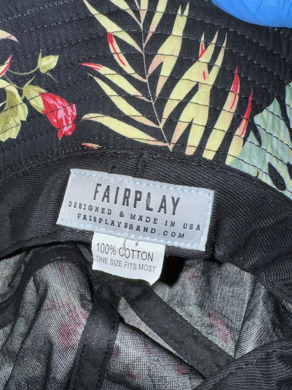 Fairplay × Vintage FAIRPLAY Floral Bucket Hat Size ONE SIZE - 7 Thumbnail