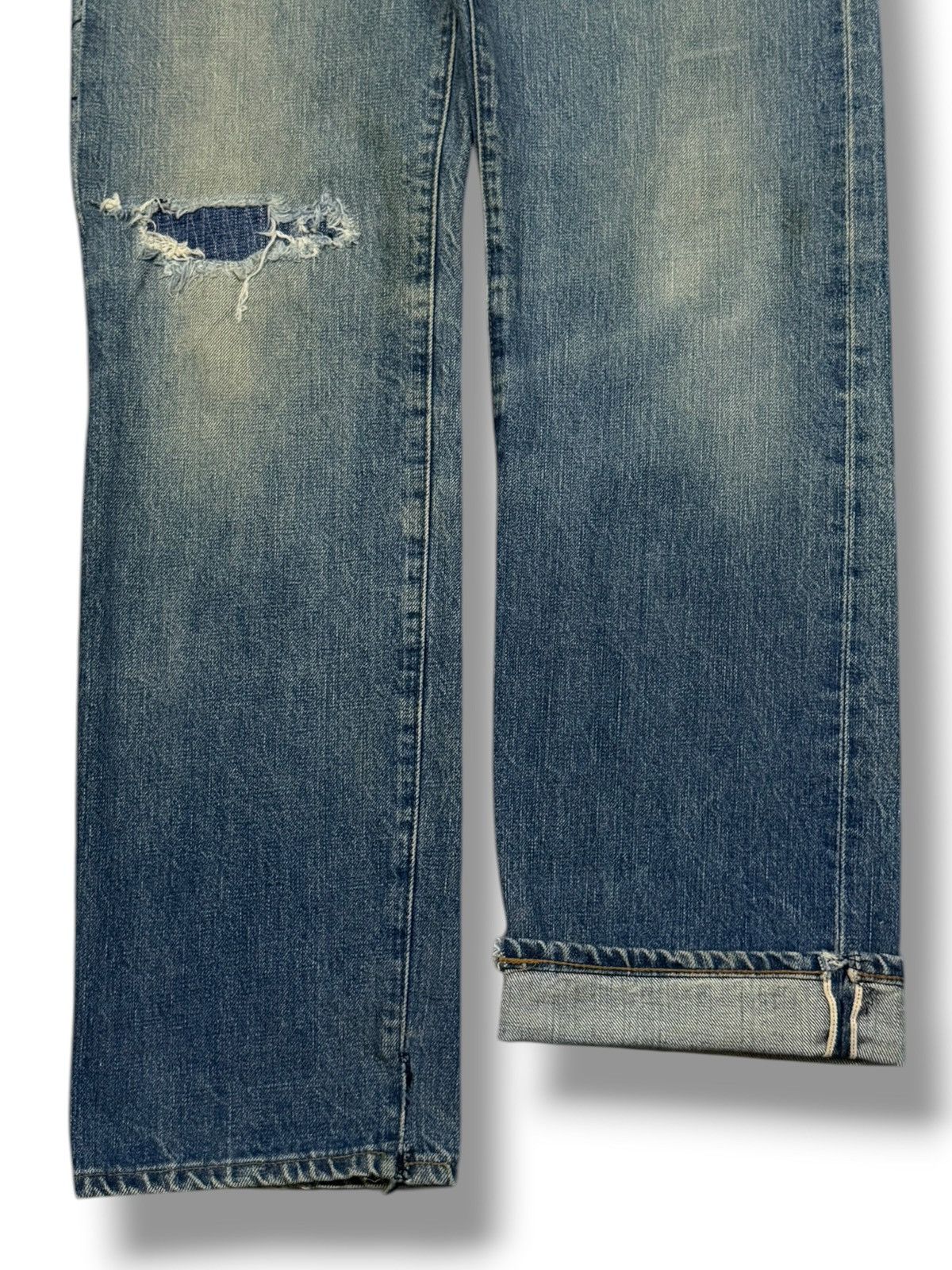 Levi's Vintage Clothing Vintage Levi’s 502 Big E Selvedge Denim Jeans Japan | W30 Size US 30 / EU 46 - 6 Thumbnail