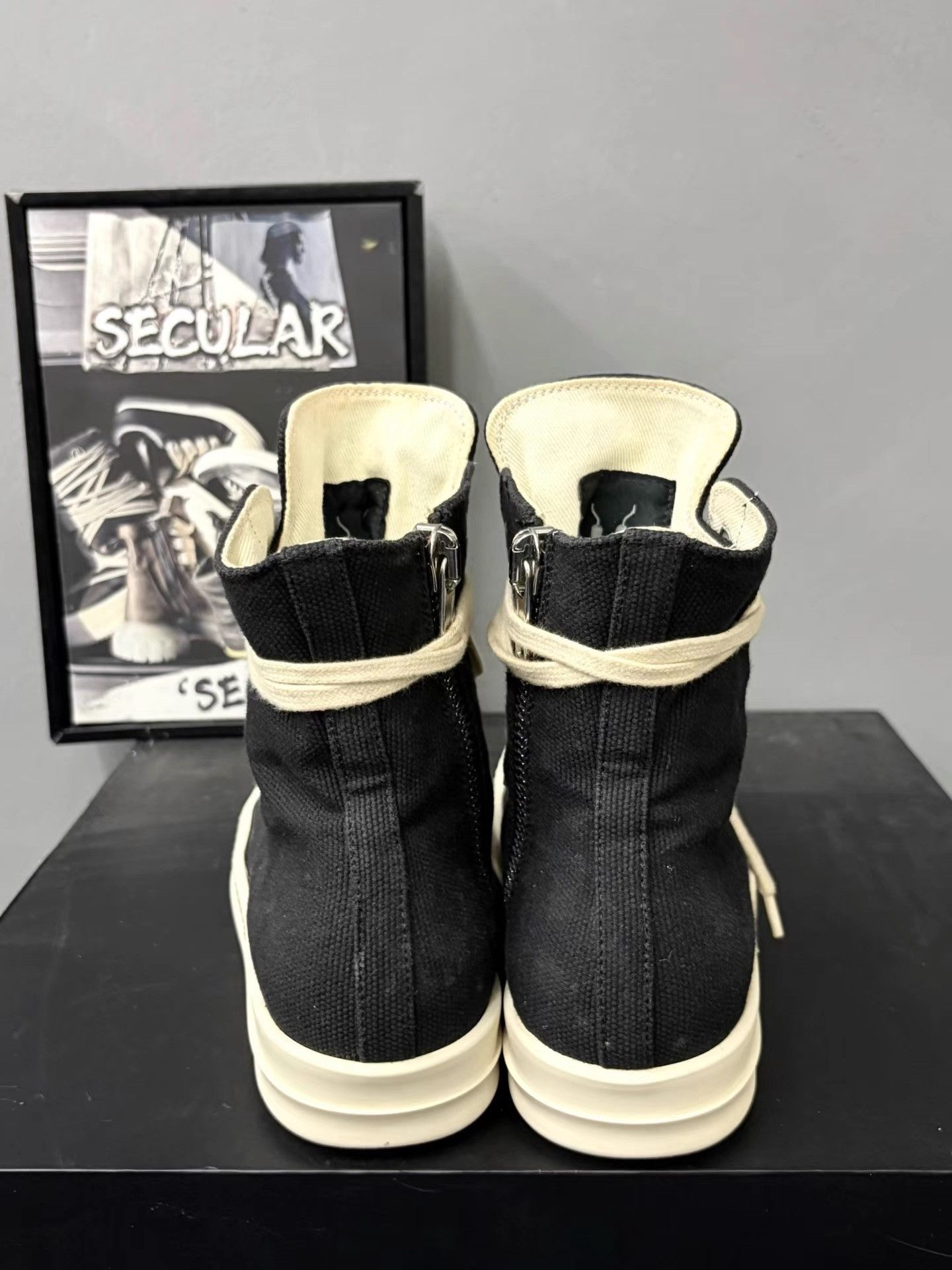 Rick Owens Rick Owens Drkshdw High Top Jumbo Sneakers K34 Size US 7 / IT 37 - 7 Thumbnail