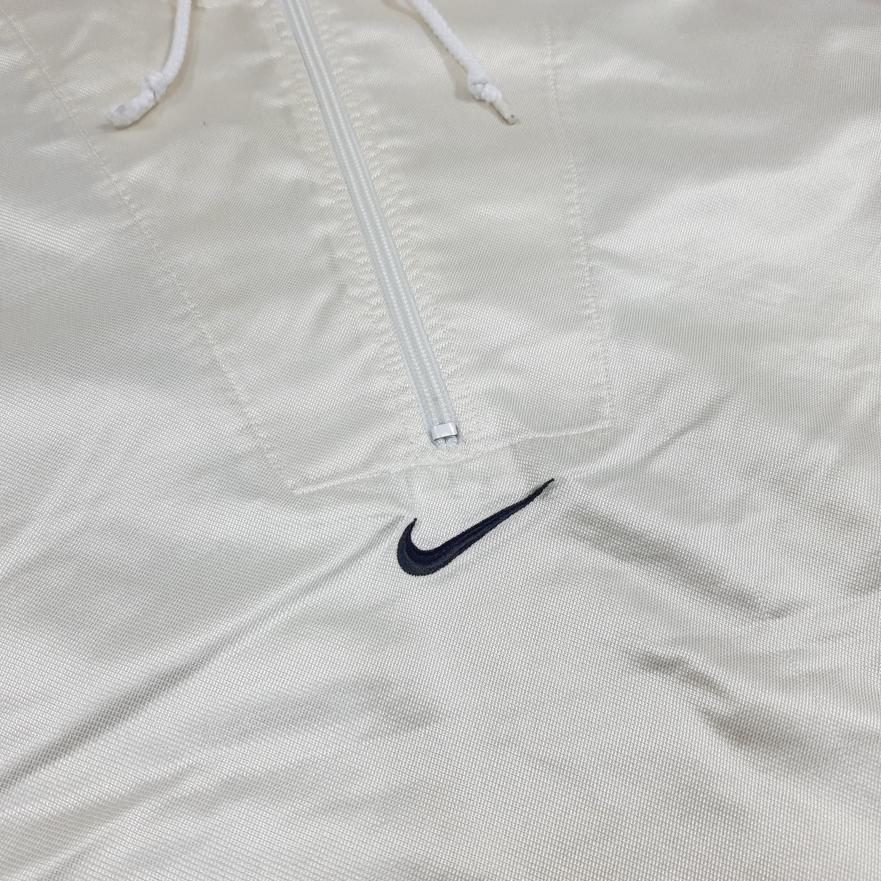 Nike × Vintage Vintage Nike Center Logo Embroidery Half Zipper Hoodie Size US XL / EU 56 / 4 - 3 Thumbnail