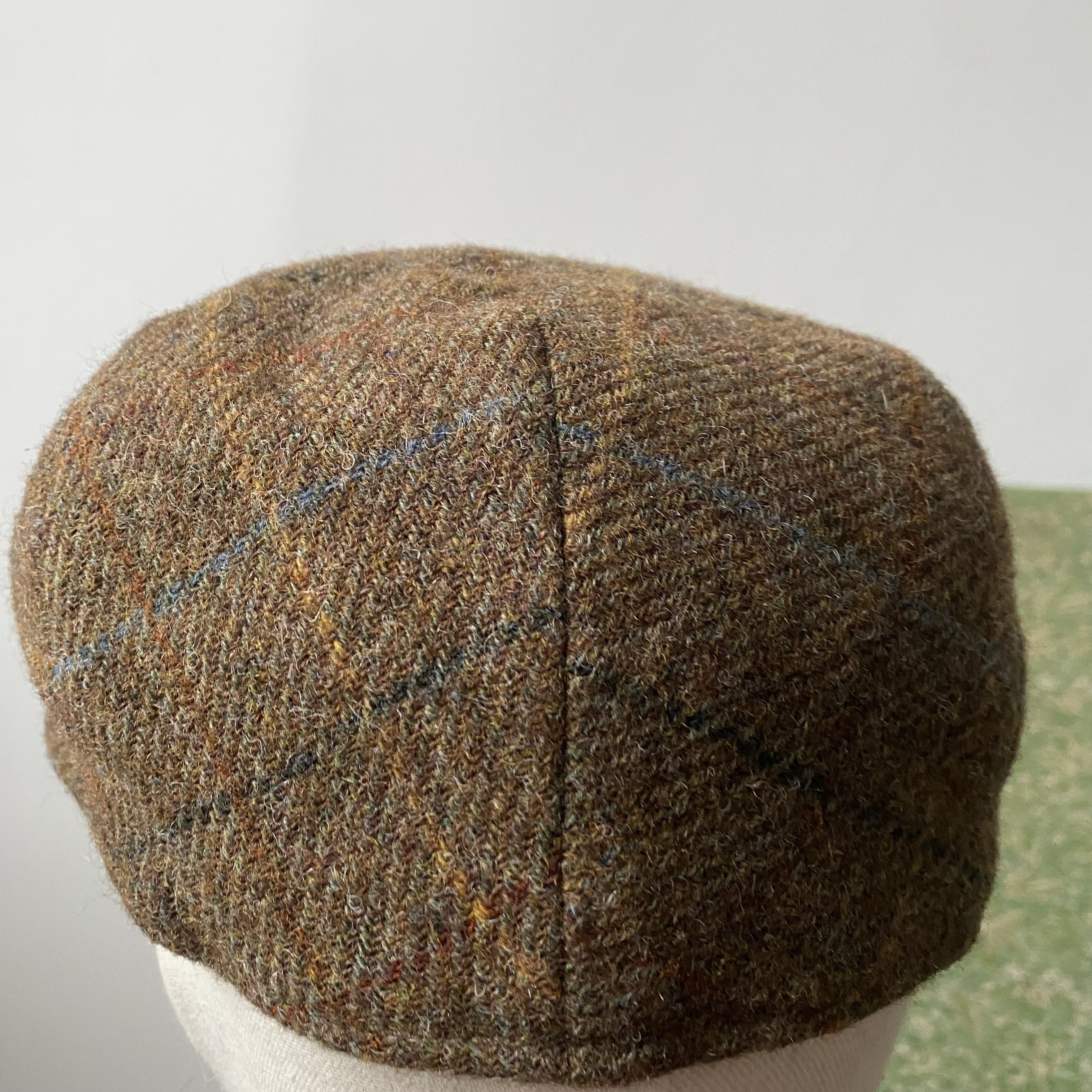 Barbour Wool Hat Barbour herringbone flat cap tweed Y2K Size ONE SIZE - 2 Thumbnail