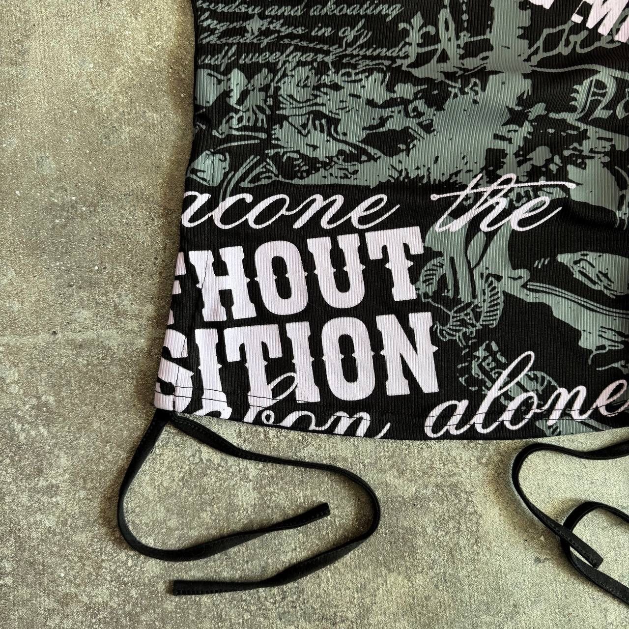 20471120 × Vintage Opium Y2K Goth Punk Avant Garde Affliction Style T-Shirt Size S / US 4 / IT 40 - 6 Thumbnail