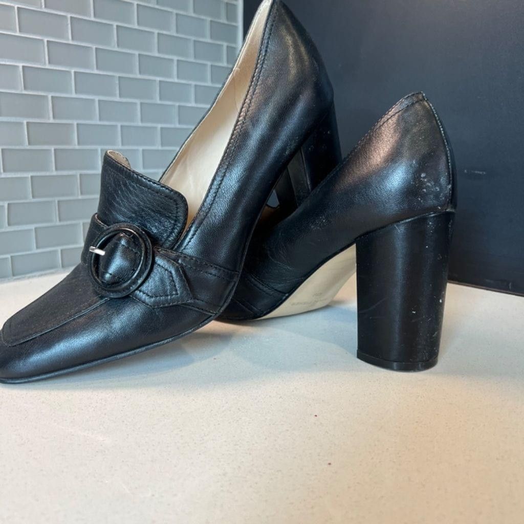Marc Fisher 4” thick heel memory foam size 10 black Marc Fisher heels Size US 10 / IT 40 - 8 Thumbnail