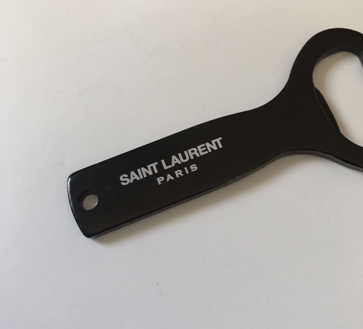 Saint Laurent Paris SAINT LAURENT Rive Droite Bottle Opener Black with Gift Bag Size ONE SIZE - 4 Thumbnail
