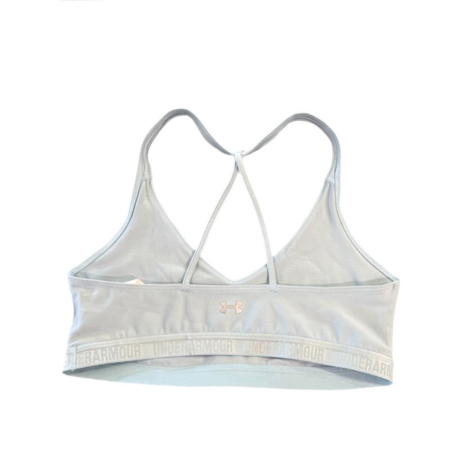 Under Armour Under Armour Light Blue HeatGear Sports Bra Size L / US 10 / IT 46 - 2 Thumbnail