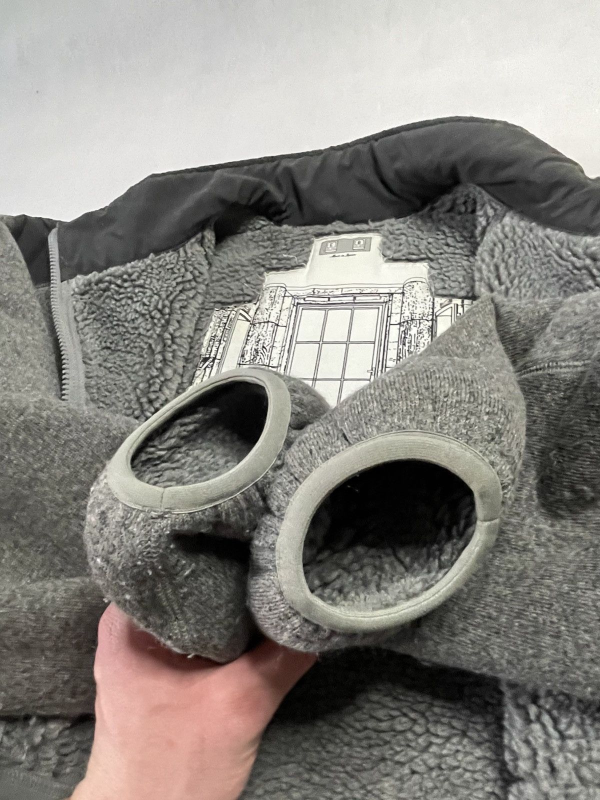 Cav Empt ‼️ SS21 Cav Empt C.E. Grey Furry Back Fleece Zip Up Jacket ‼️ Size US L / EU 52-54 / 3 - 16 Thumbnail
