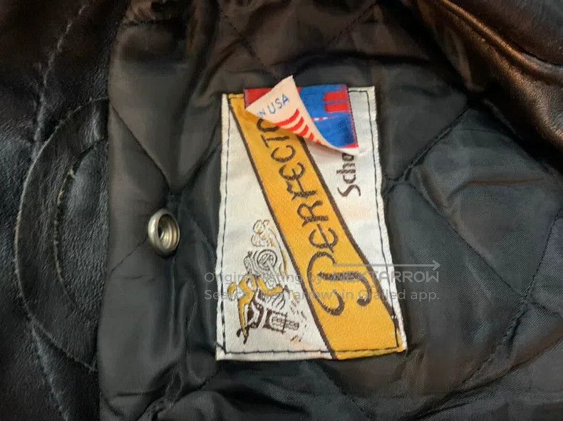 Schott Schott Vintage biker jacket Size US L / EU 52-54 / 3 - 7 Thumbnail