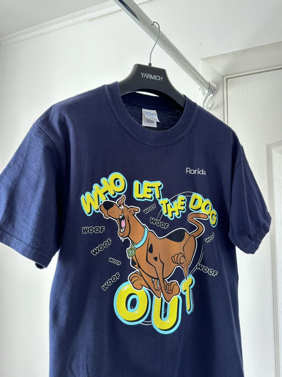 Vintage Vintage 2000 Scooby Doo "Who Let The Dog Out" T shirt Tee Size US M / EU 48-50 / 2 - 2 Thumbnail