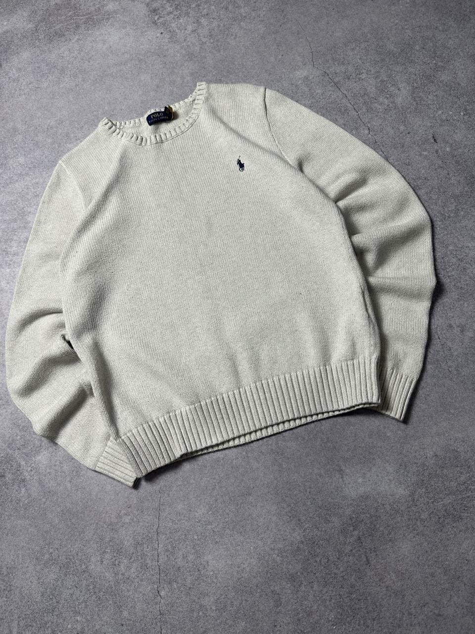 Polo Ralph Lauren × Vintage Vintage 2000’s Polo Ralph Lauren Small Pony Knitted Sweater Size L / US 10 / IT 46 - 3 Thumbnail