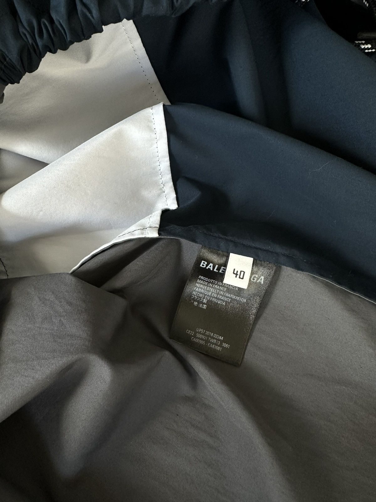 Balenciaga SS17 Original Navy Logo Track Jacket Size US XL / EU 56 / 4 - 5 Thumbnail