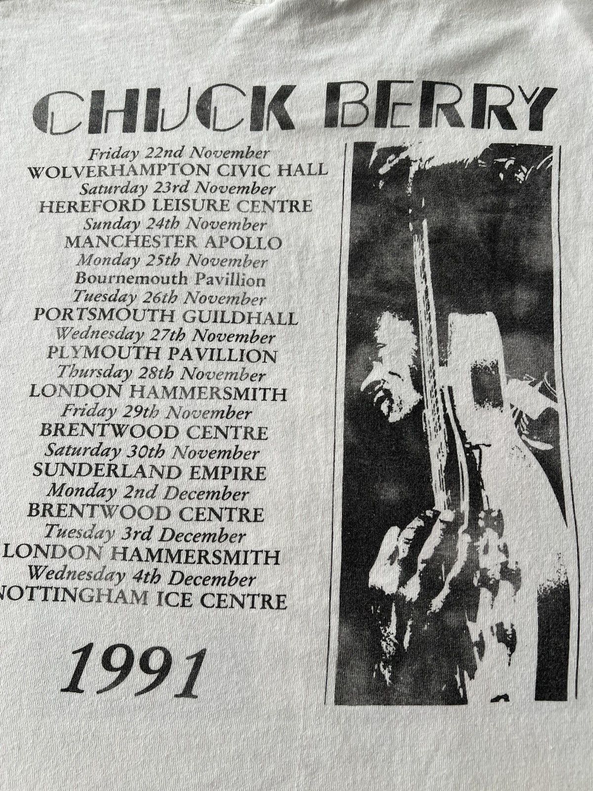 Band Tees Vintage 1991 Chuck Berry Reelin' and Rockin' Tank Top Tshirt Size US L / EU 52-54 / 3 - 14 Thumbnail