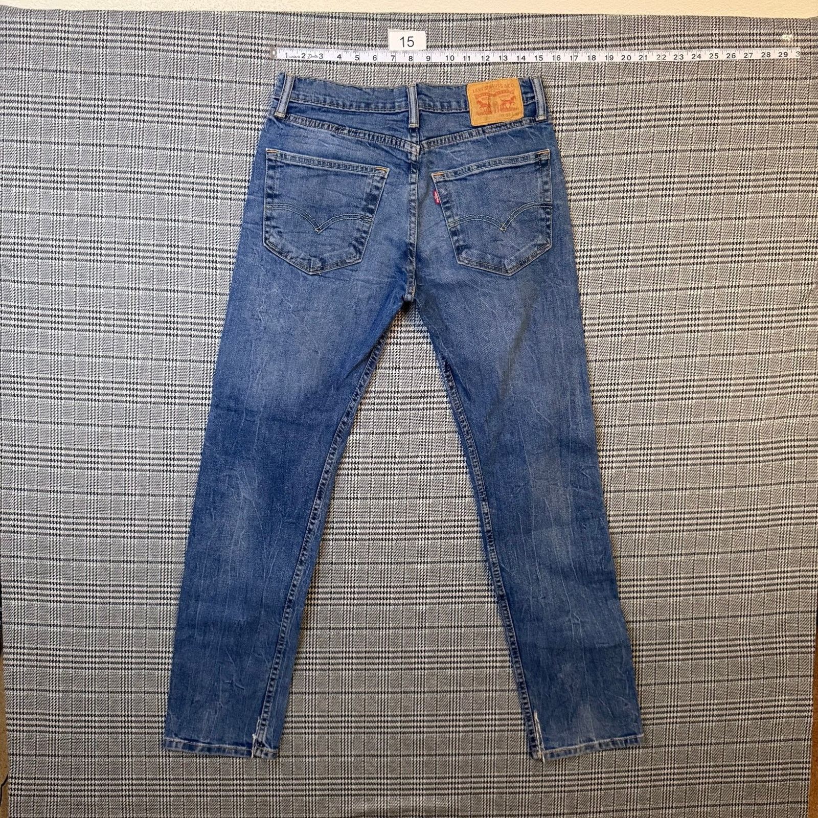 Levi's Levi's 502 Men's Jeans Blue Denim Straight Fit Stretch 31x32 Size US 31 - 1 Thumbnail