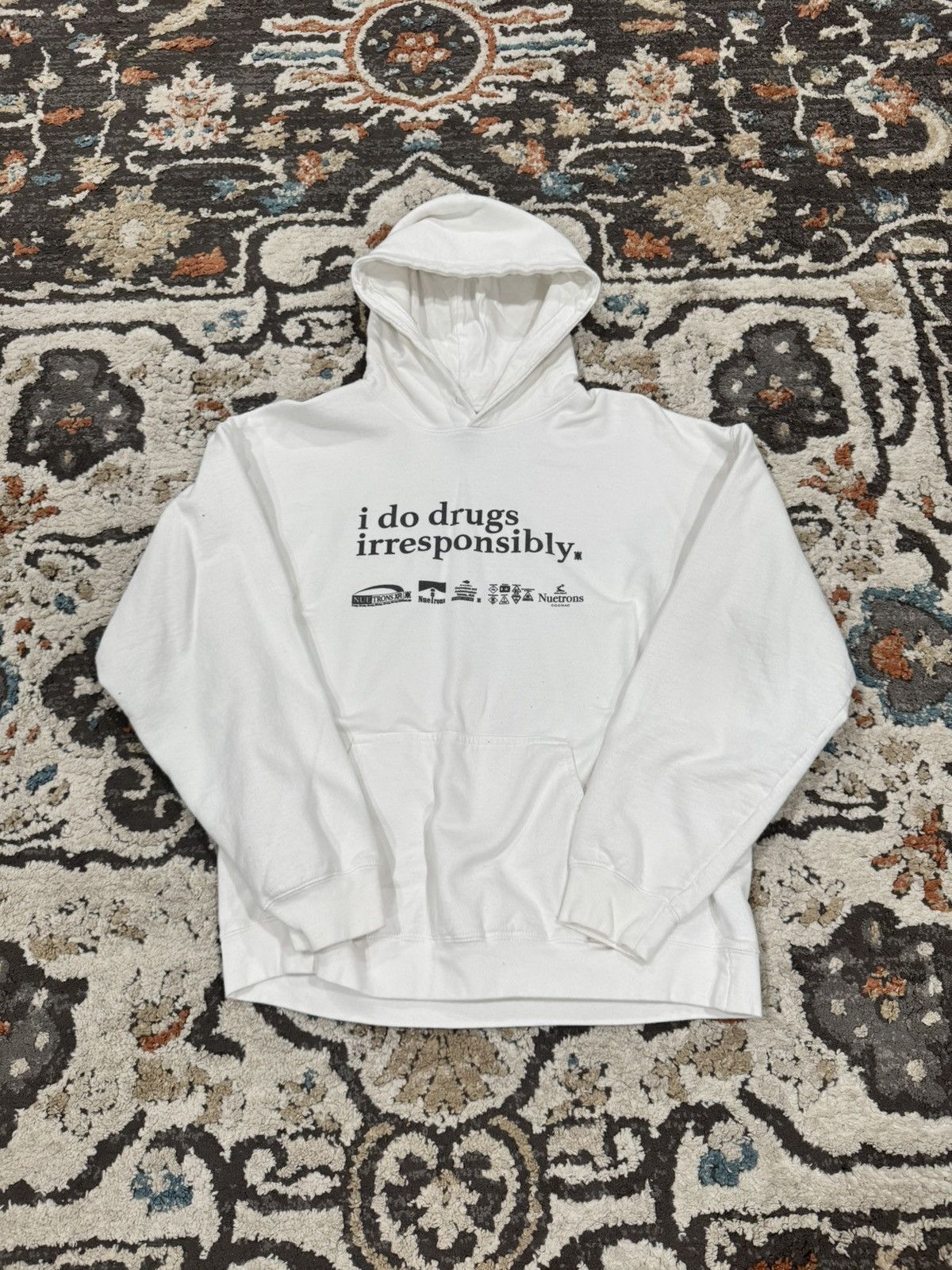 Japanese Brand Nuetrons I Do Drugs Irresponsibly Hoodie Size US L / EU 52-54 / 3 - 1 Thumbnail