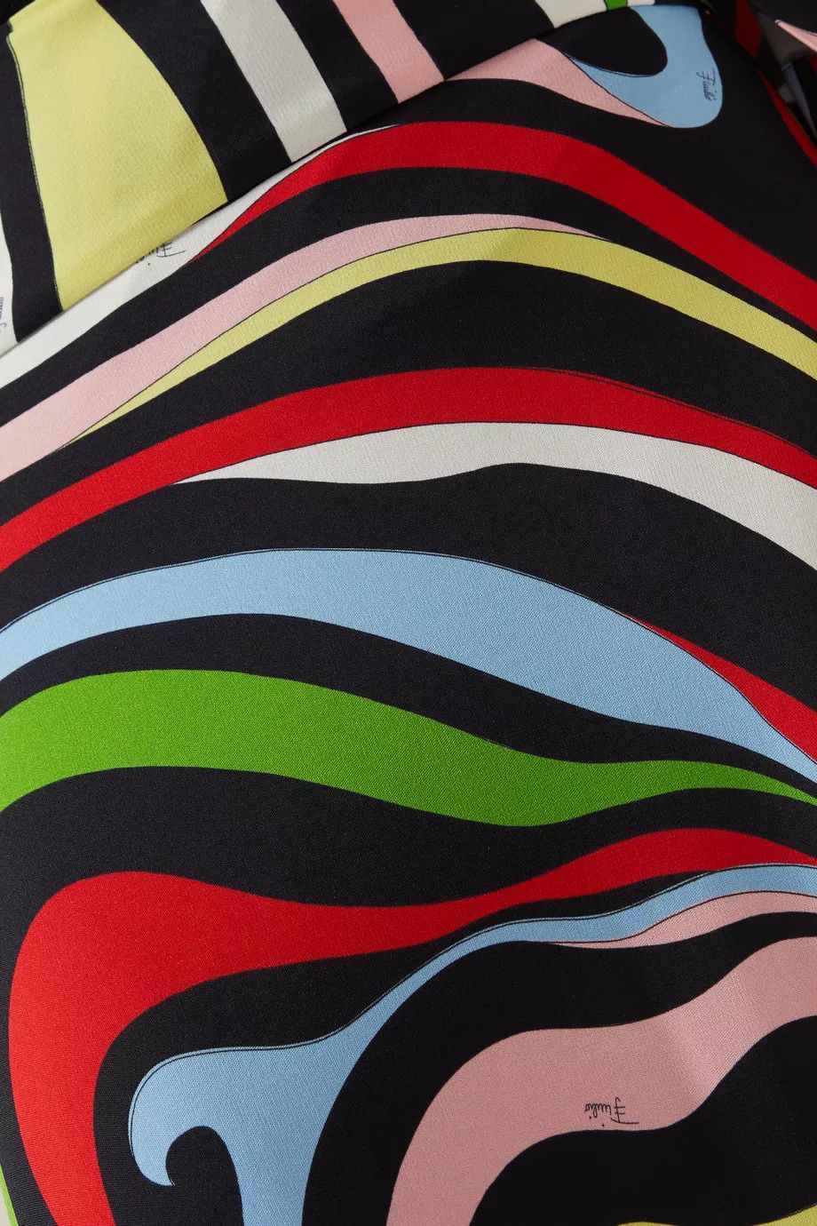 Emilio Pucci o1mle1224 Marmo Print Jersey Maxi Skirt in Multicolor Size 34" / US 12 / IT 48 - 4 Thumbnail