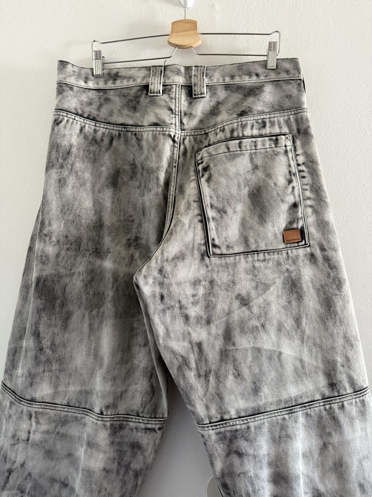 Alexander Wang Alexander Wang Leather Dye Denim Cargo Jean Pants Balenciaga Size US 36 / EU 52 - 20 Thumbnail