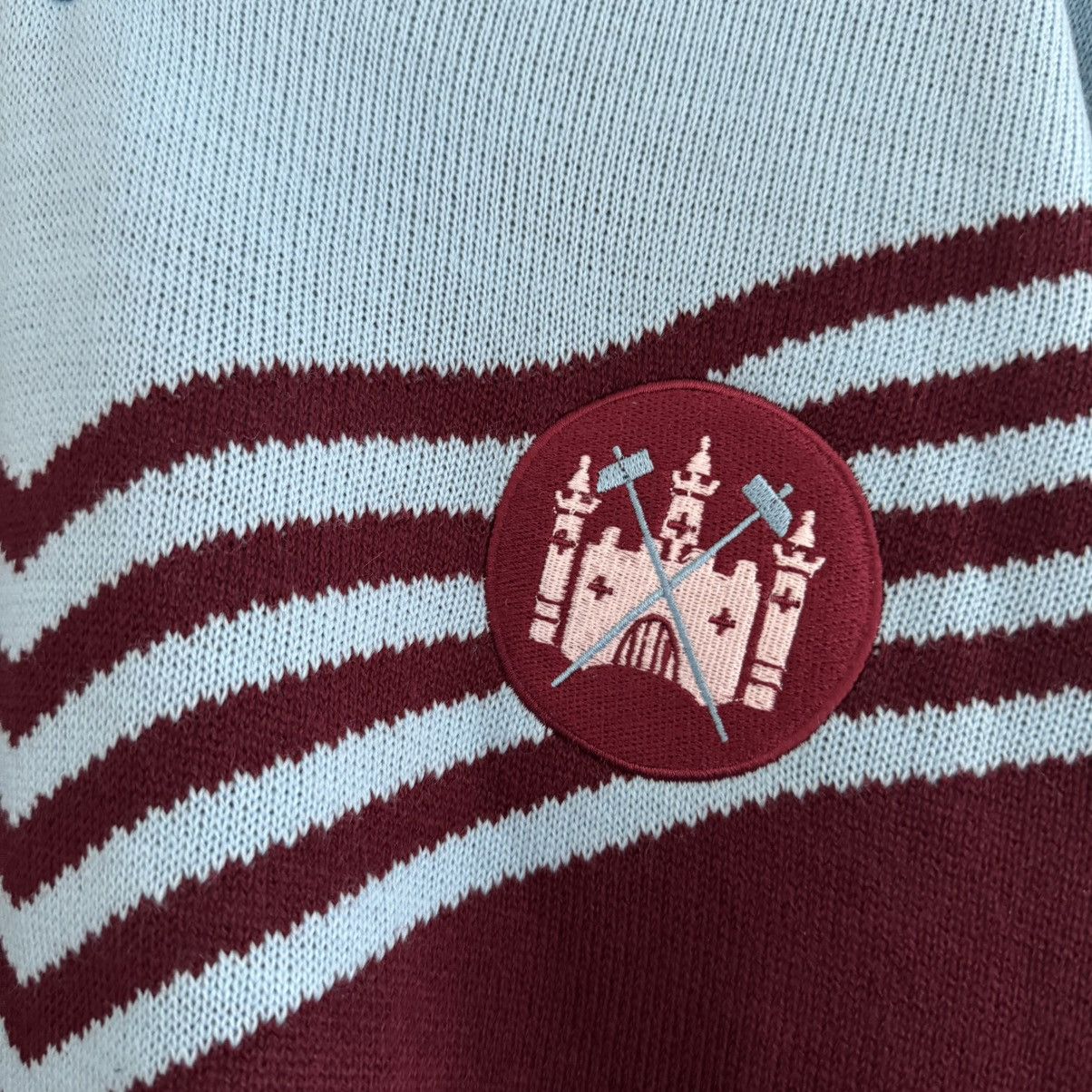 Vintage West ham knitted sweater Size US XL / EU 56 / 4 - 2 Thumbnail