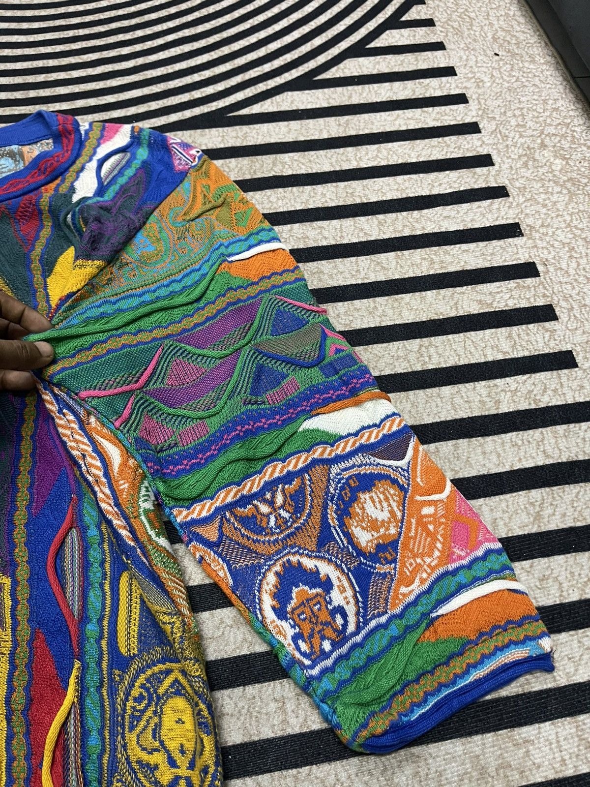 Coogi ❌RARE❌ VINTAGE COOGI KNITWEAR MULTICOLOUR 3D BIGGIE Size US S / EU 44-46 / 1 - 6 Thumbnail