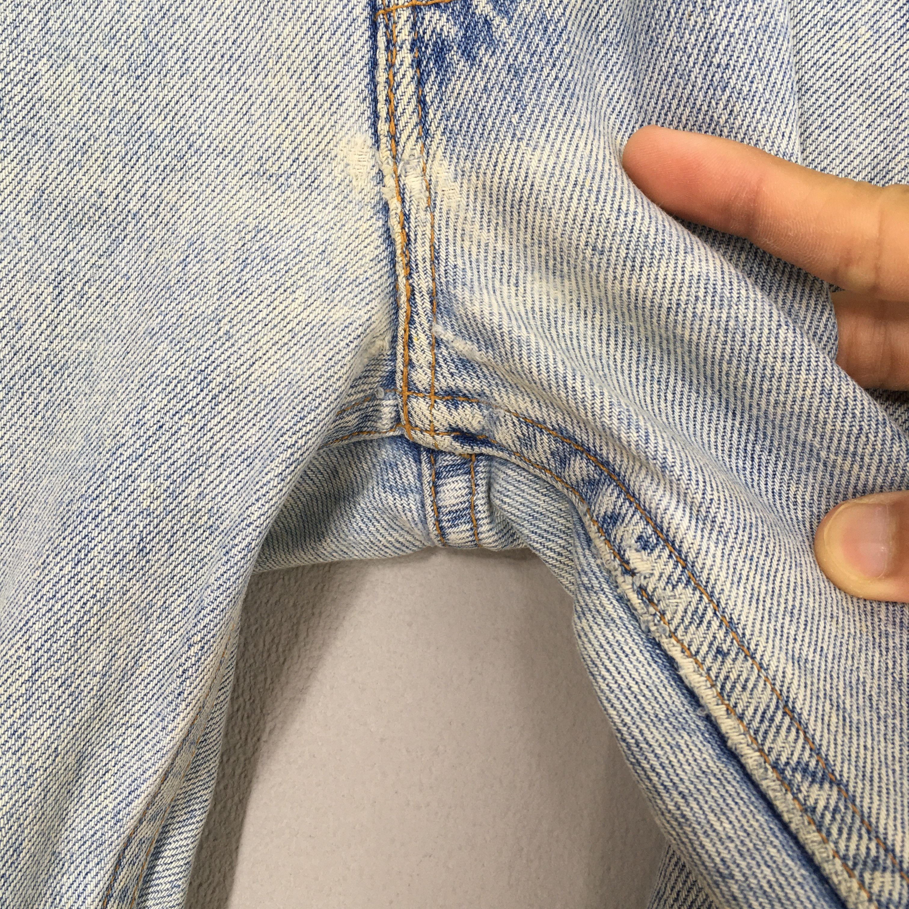 Levi's Size 36x31 Vintage Levis 505 Pale Blue Jeans S822 Size US 36 / EU 52 - 7 Thumbnail