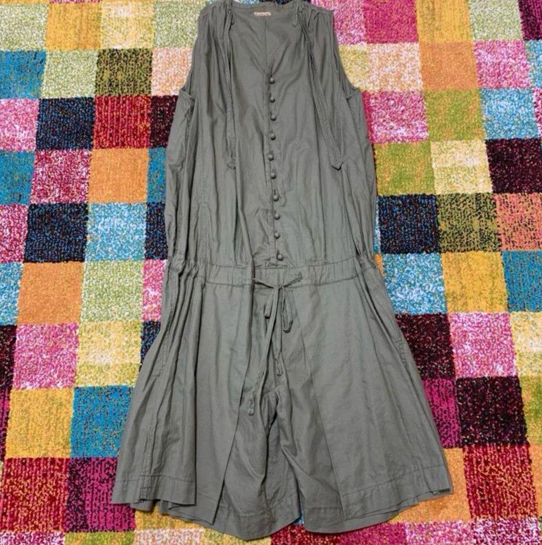 Kapital Kapital Sleeveless Dress in Olive Green Size M / US 6-8 / IT 42-44 - 1 Thumbnail