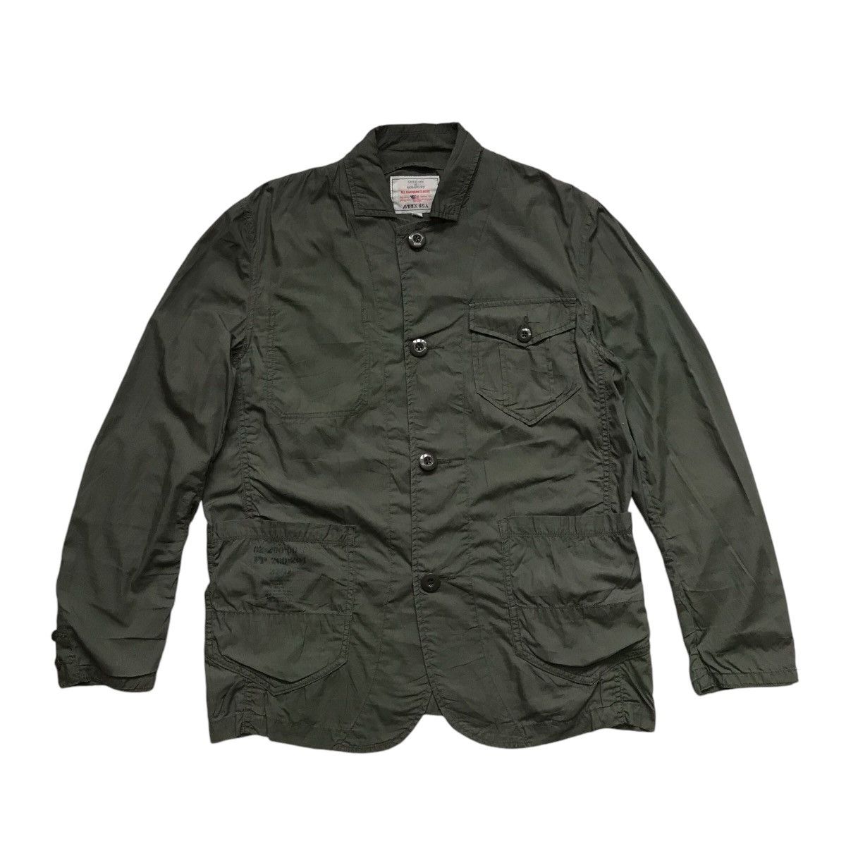 Avirex Vintage 90s Avirex Workers Military Jacket Size US M / EU 48-50 / 2 - 2 Thumbnail