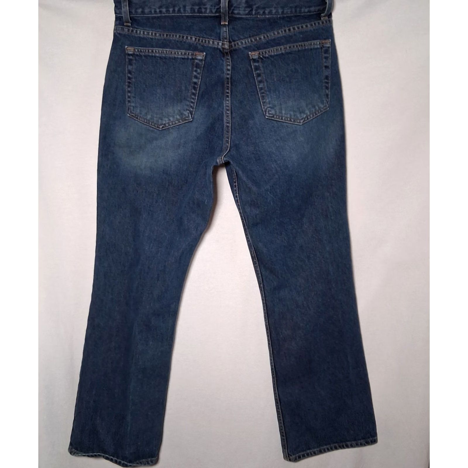 Gap VINTAGE Gap Jeans Women 14 Bootcut Ankle Button Fly Blue Denim READ Casual 5-Pocket 28Inseam Modern Y2K Style Womens Size 36" / US 14 / IT 50 - 2 Thumbnail