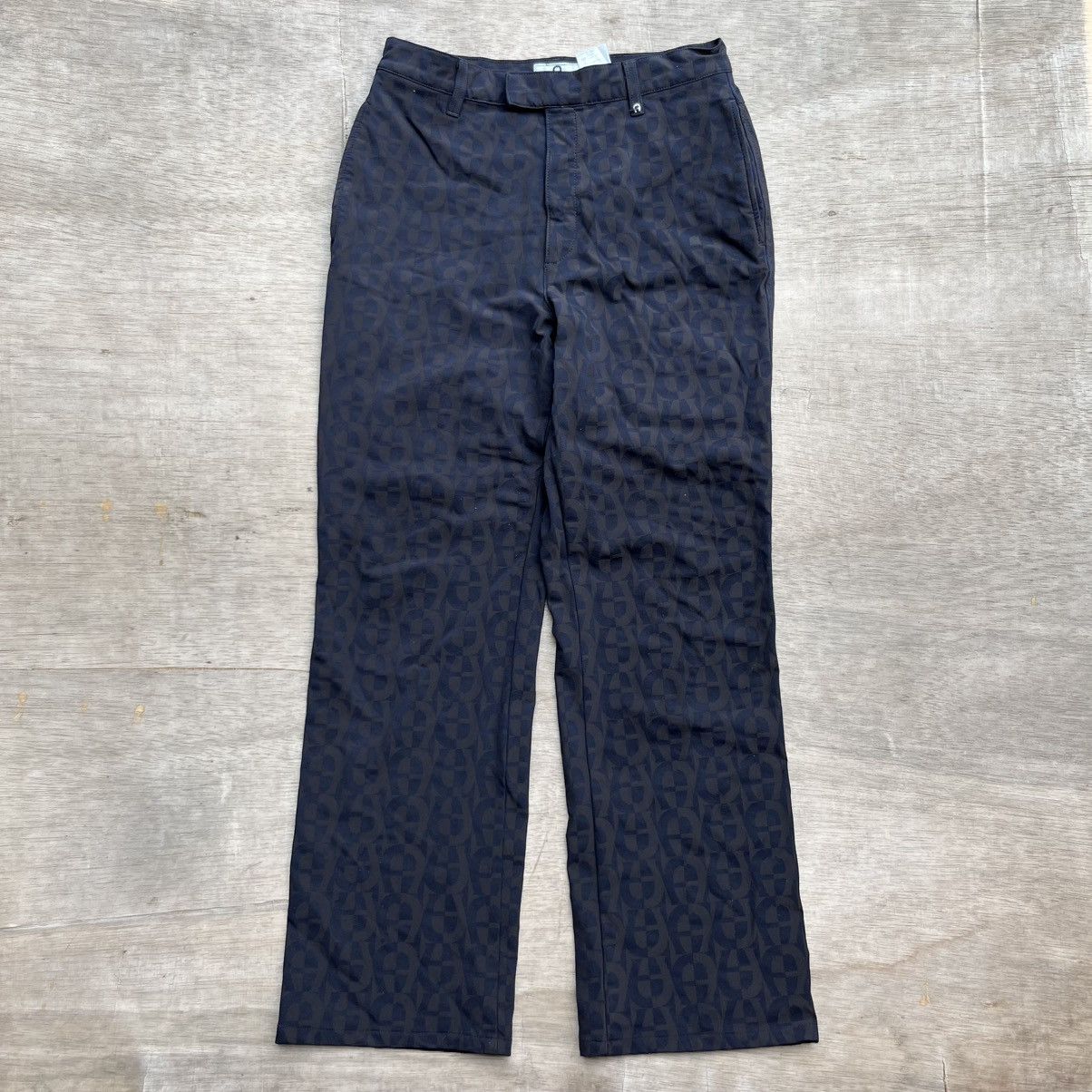 Aigner × Balenciaga AIGNER MONOGRAM STRETCH LONG PANTS Size 30" / US 8 / IT 44 - 1 Thumbnail
