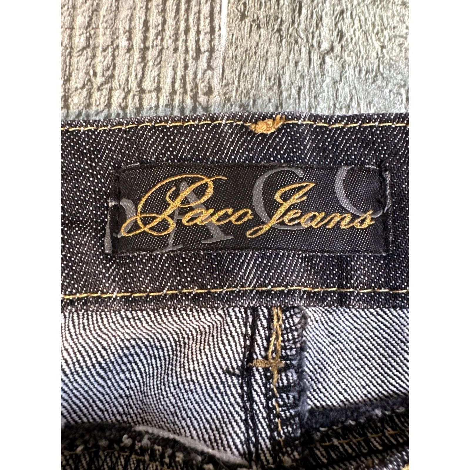 Vintage Paco Jeans Women’s Size 9 Dark Wash Denim Y2K Streetwear Bootcut Jeans Women Size 9 Dark Blue Denim Pac o Size 30" / US 8 / IT 44 - 2 Thumbnail