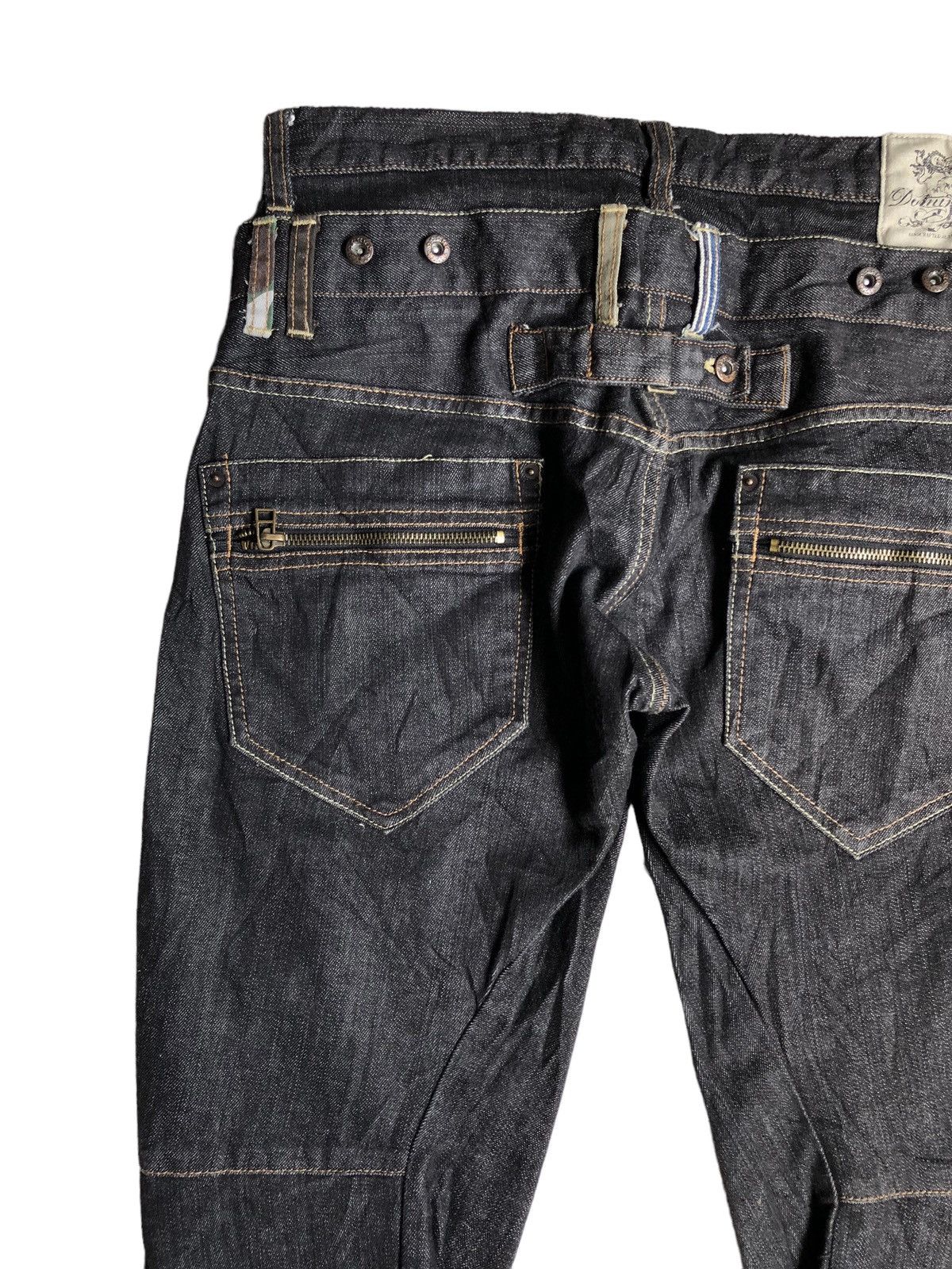 If Six Was Nine Japanese Brand Dominate Double Waist Jeans Size US 32 / EU 48 - 10 Thumbnail