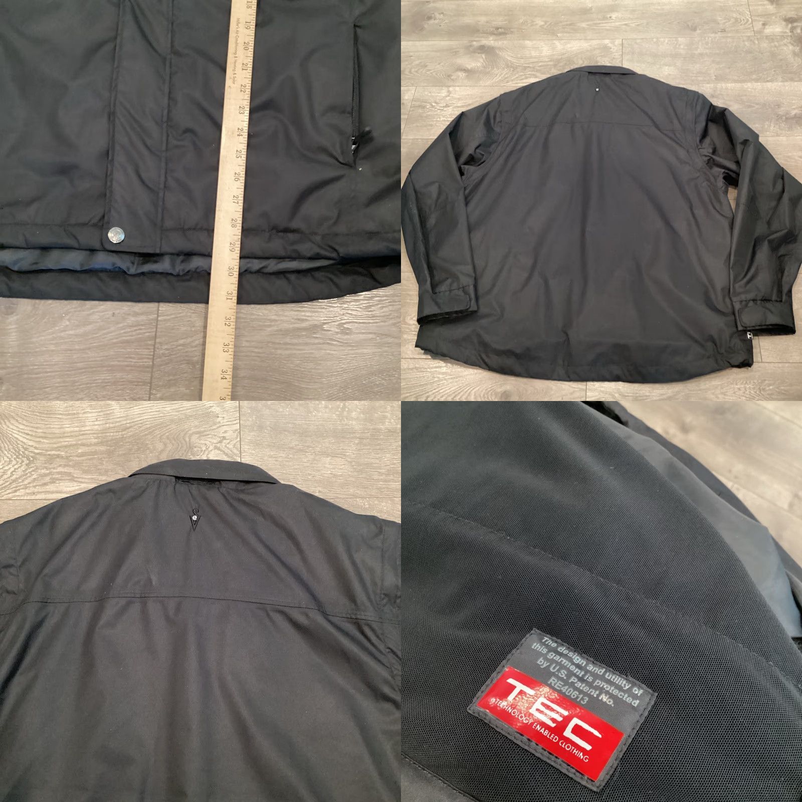 Vintage VINTAGE SCOTTeVEST SeV Tec Men Jacket 2XL Black Full Zip Pockets Removable Hood Removable Sleeves Travel Casual Size US XXL / EU 58 / 5 - 8 Thumbnail
