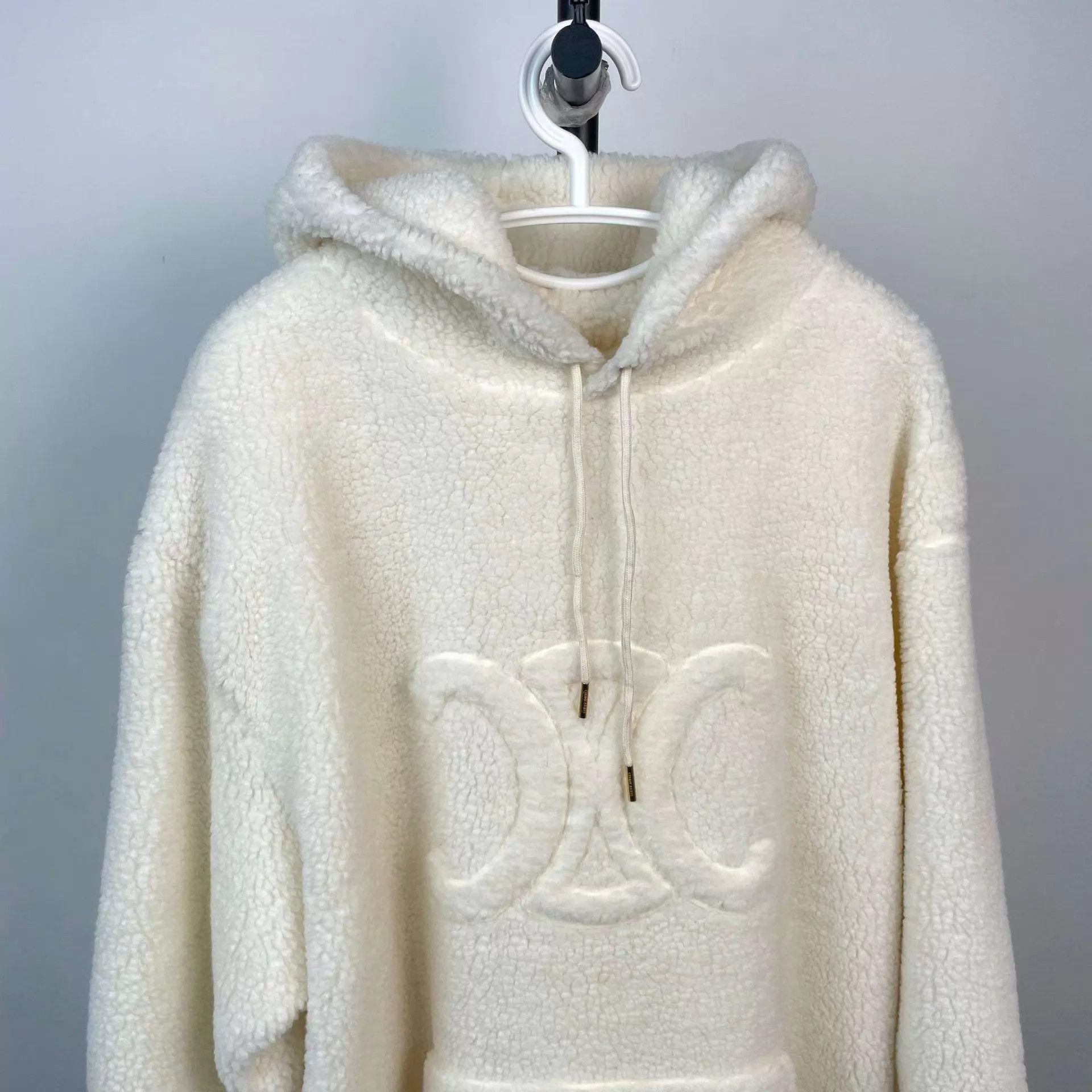Celine Celine Triomphe White Hoodies S Size S / US 4 / IT 40 - 3 Thumbnail