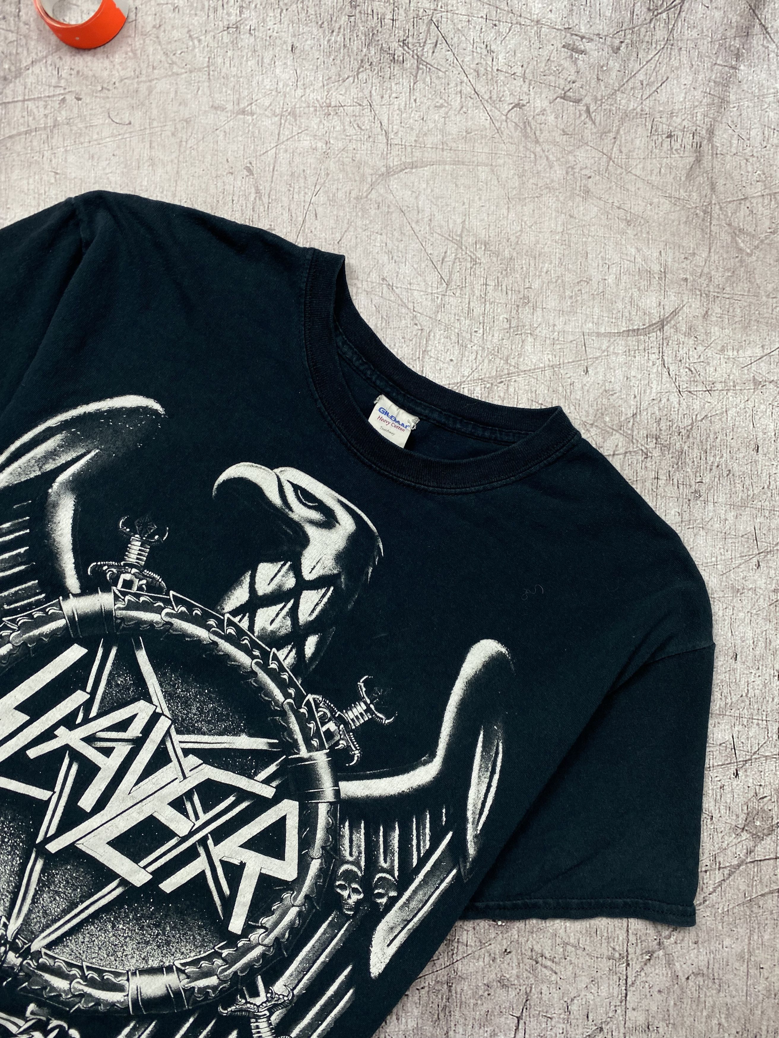 Band Tees × Slayer Slayer Vintage Mens Rock Band T-Shirt tee Size US L / EU 52-54 / 3 - 2 Thumbnail