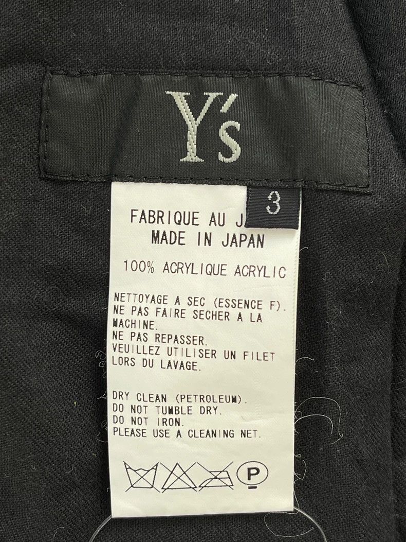 Y's Y's size 3 Black knit wide-leg pants Size US 28 / EU 44 - 9 Thumbnail