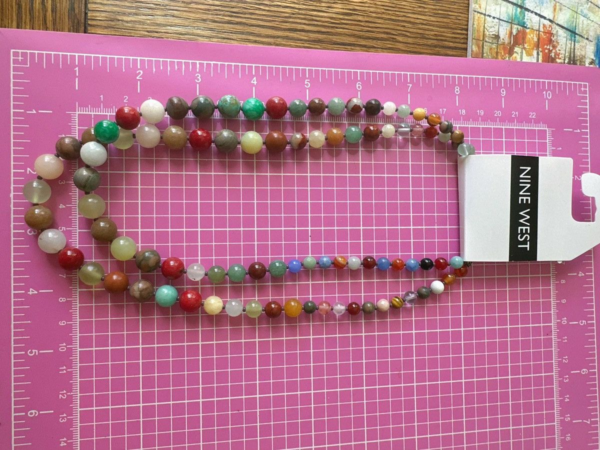 Nine West Nine West 925 sterling silver Multicolor natural stones Size ONE SIZE - 3 Thumbnail