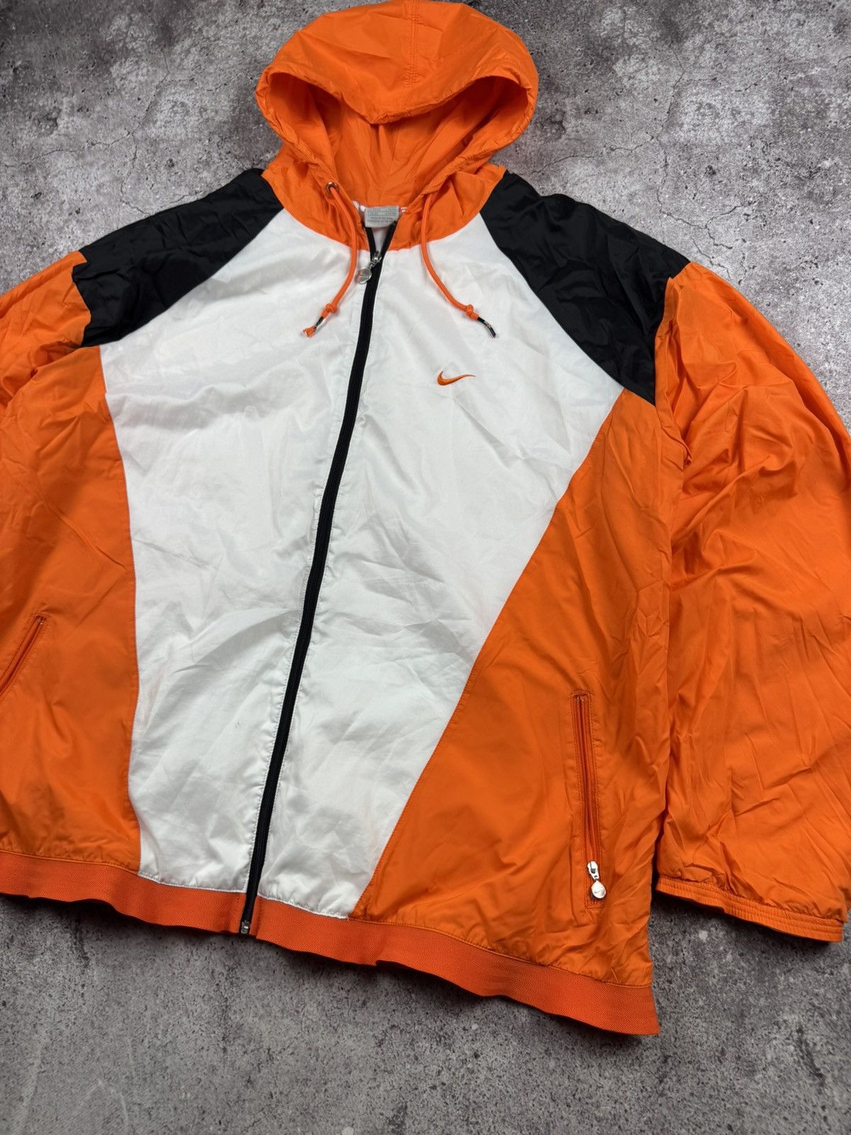 Nike Nike Vintage Windbreaker Track Y2K Drill Jacket Gorpcore Air Size US XXL / EU 58 / 5 - 2 Thumbnail