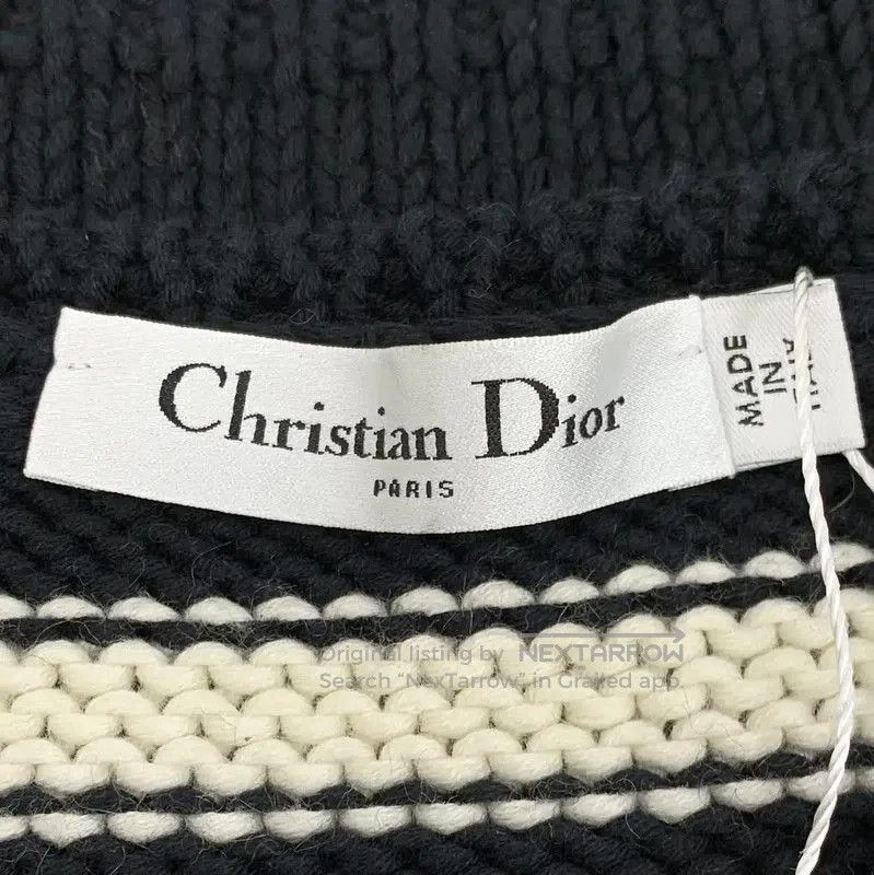 Dior Dior Black Striped Wool Sleeveless Sweater . Size XS / US 0-2 / IT 36-38 - 5 Thumbnail