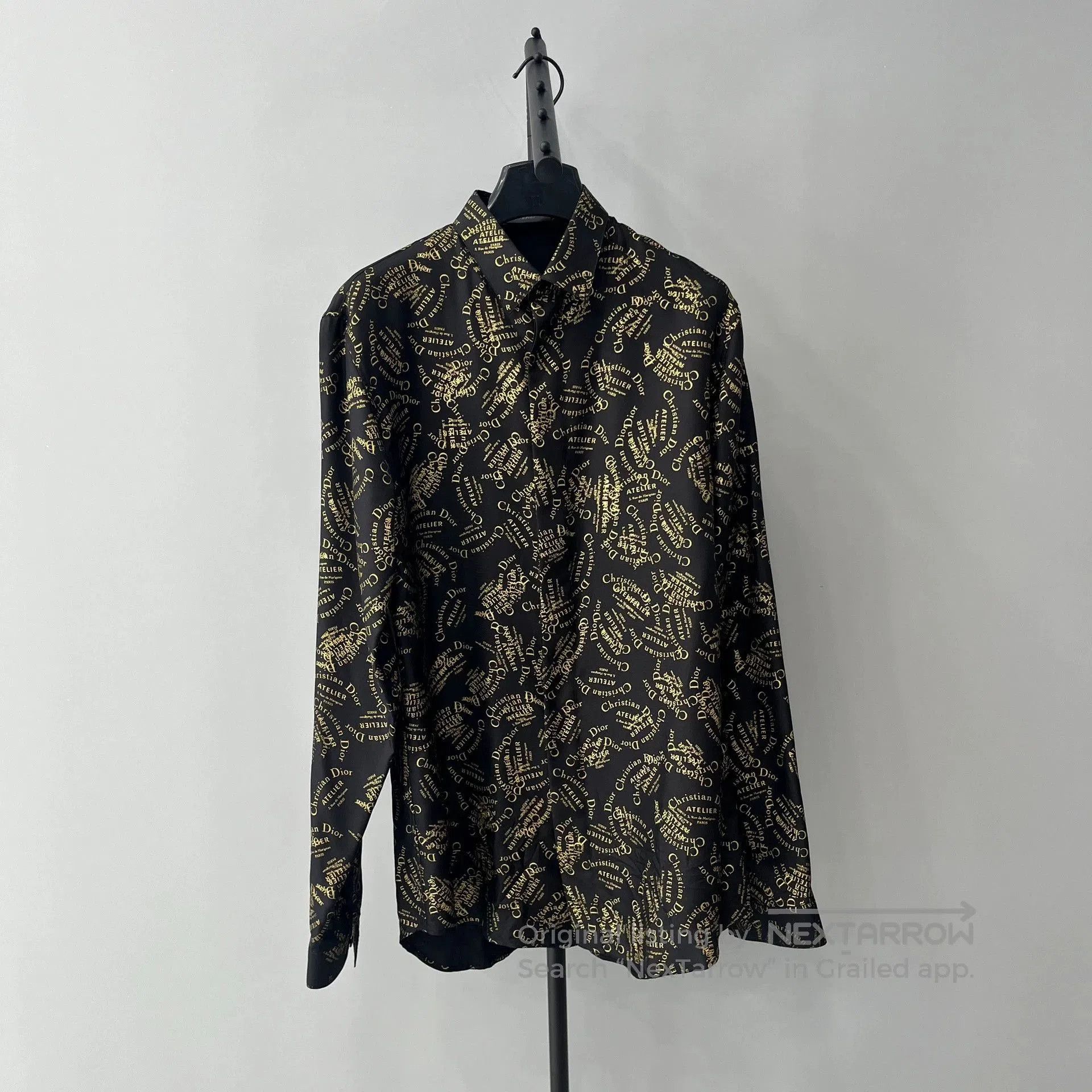 Dior dior graffiti logo long sleeve shirt. Size US M / EU 48-50 / 2 - 1 Thumbnail